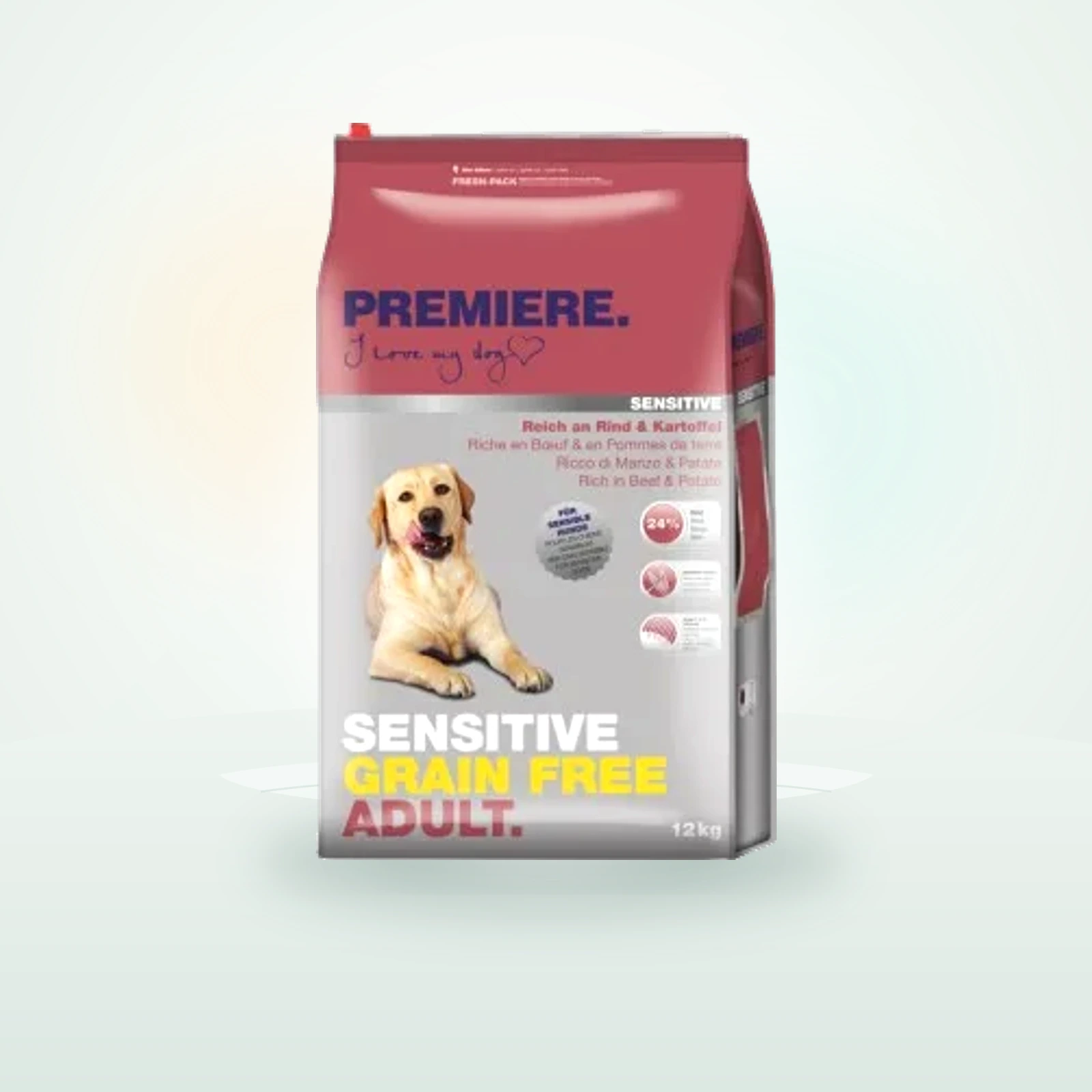PREMIERE Sensitive Grain Free Adult Huhn Rind und Kartoffel