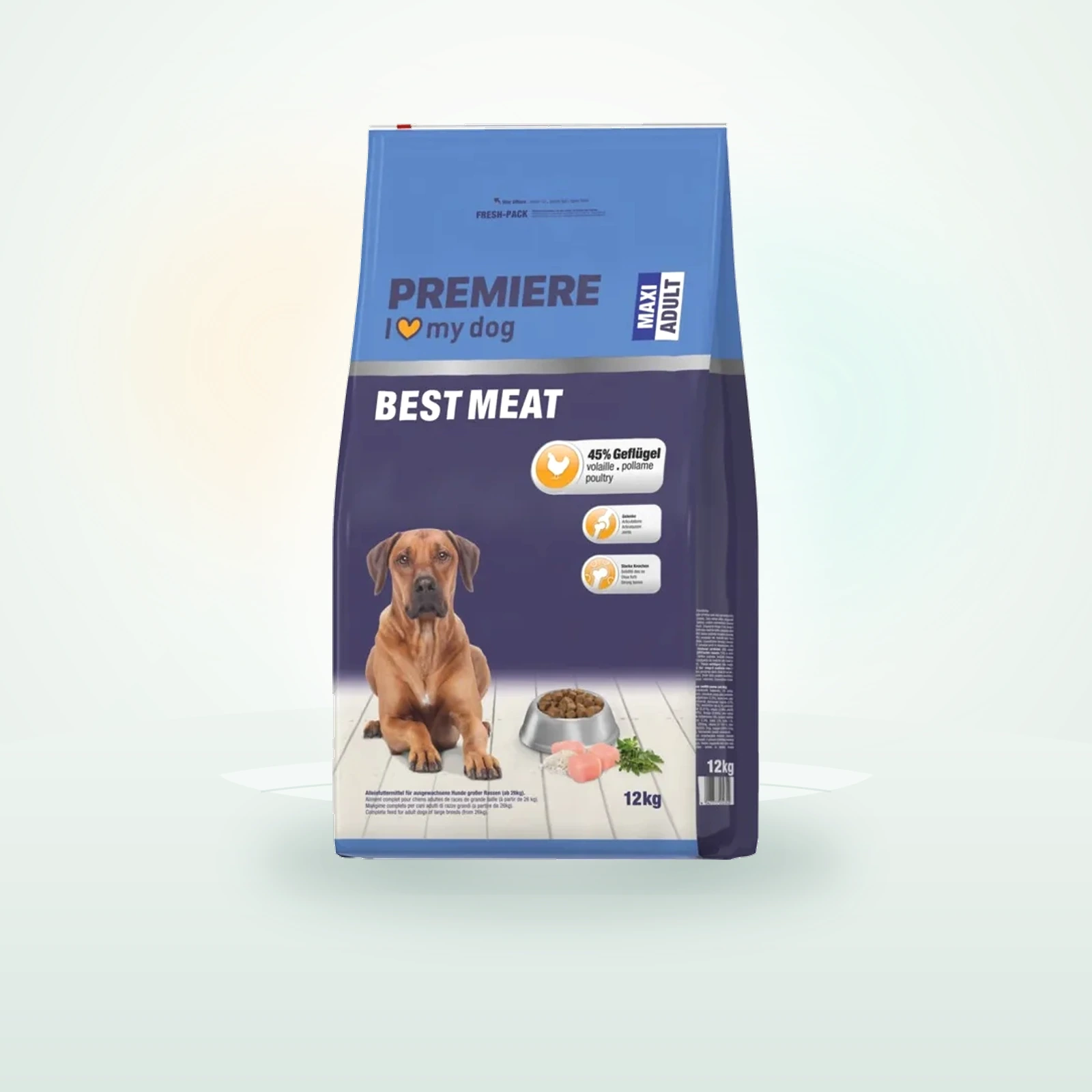 PREMIERE Trockenfutter Hund Best Meat Adult Maxi Geflügel