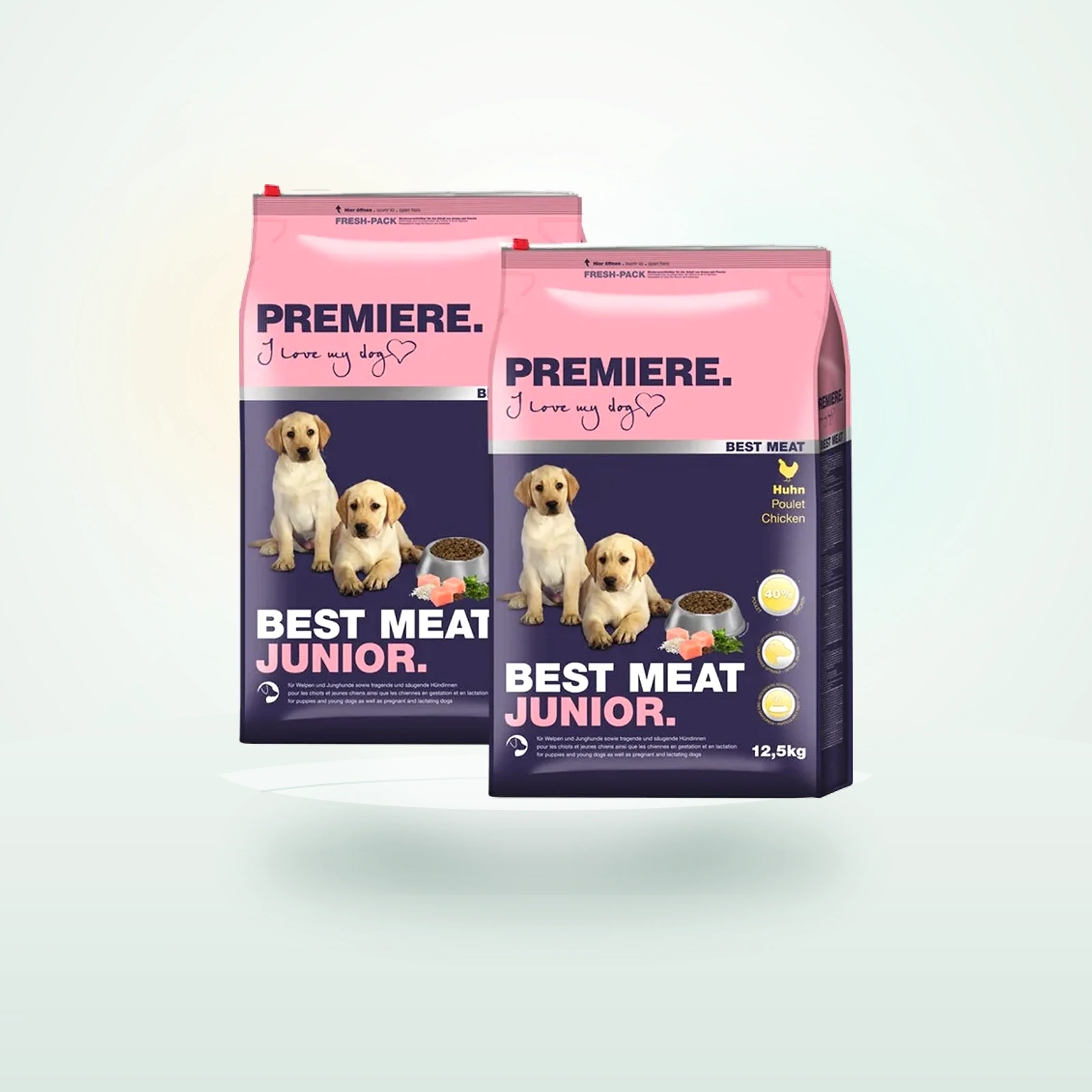PREMIERE Trockenfutter Hund Best Meat Junior Geflügel