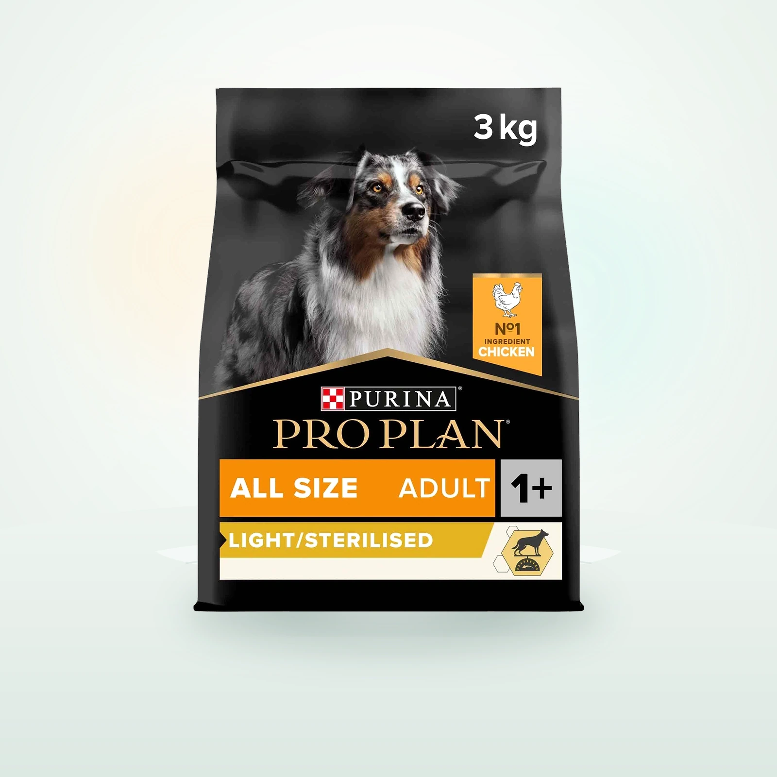 Pro Plan All Sizes Light / Sterilised Adult Dry Dog Food - Chicken