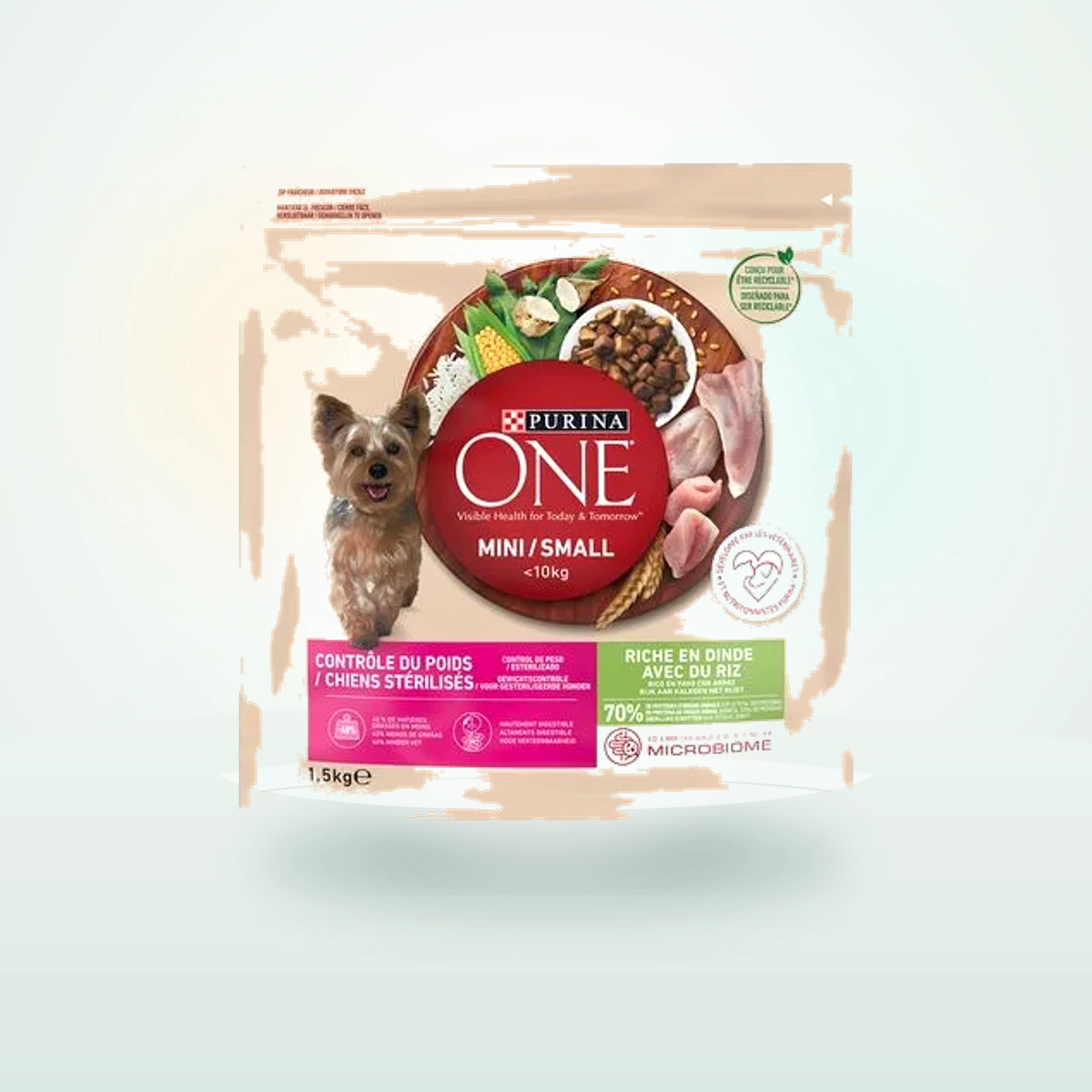 Purina One Mini Weight Control / Sterilised - kalkkuna ja riisi