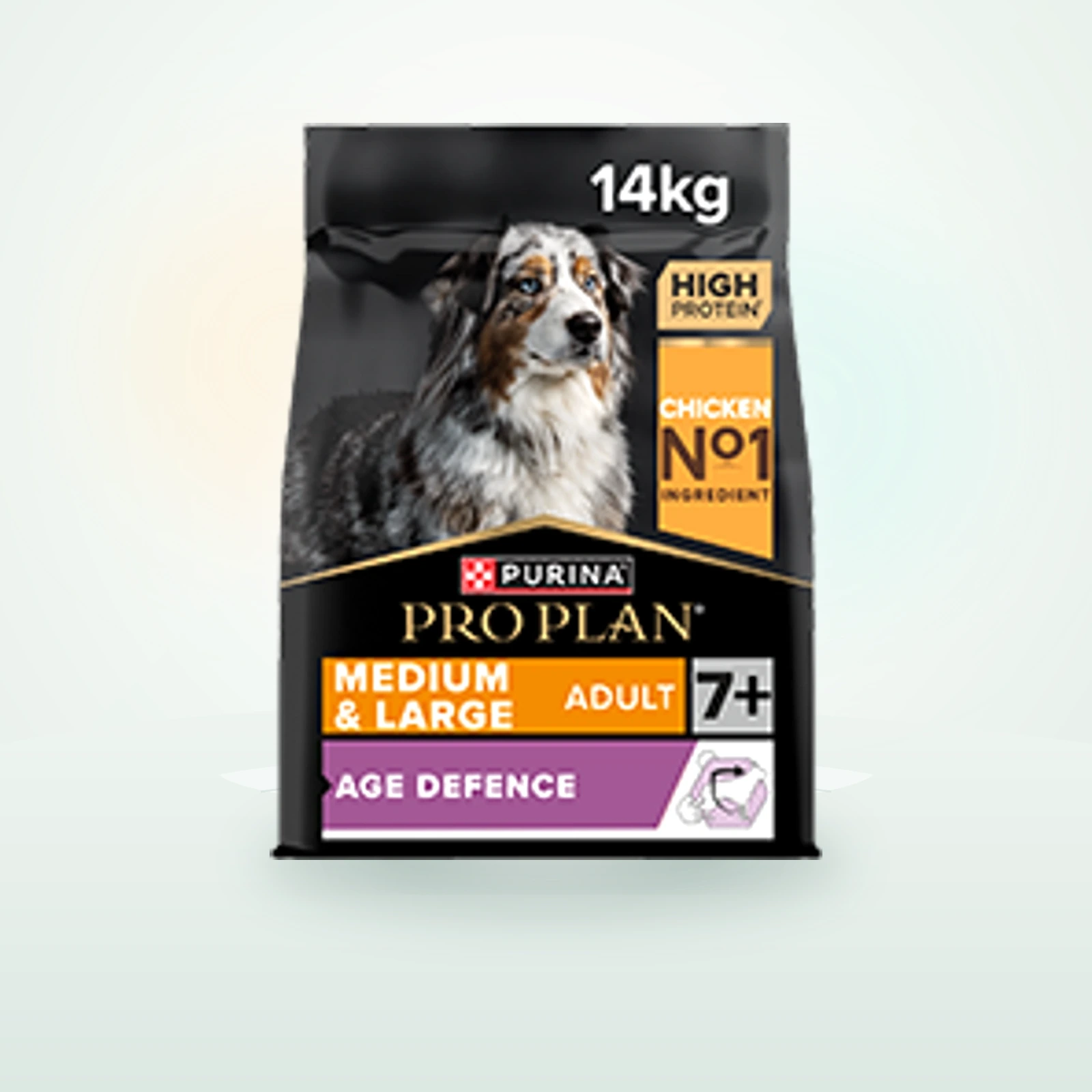 Purina Pro Plan Medium and Large Adult 7+ Age Defence Chicken Dry Dog Food