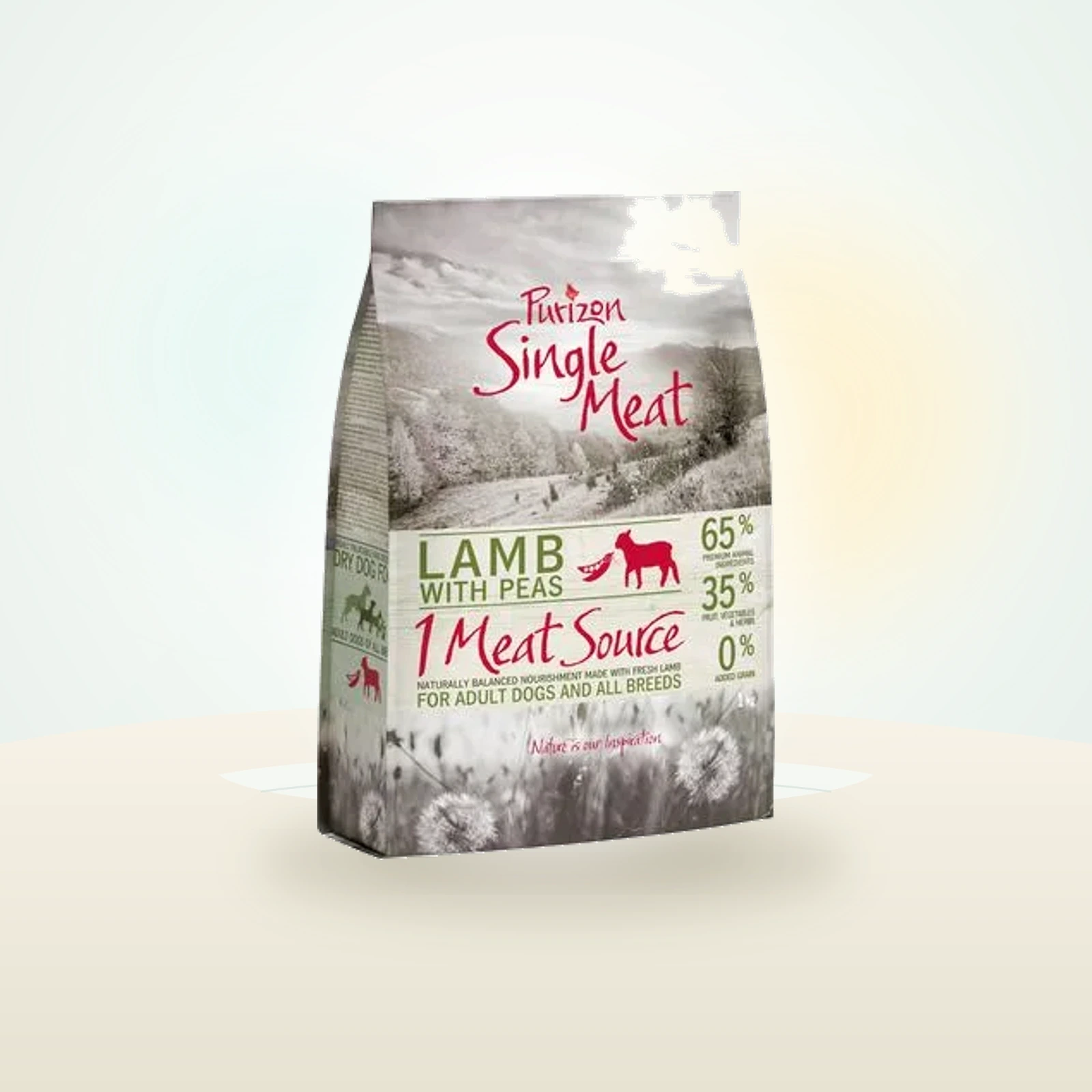 Purizon Single Meat Adult Lam med ærter & humleblomster