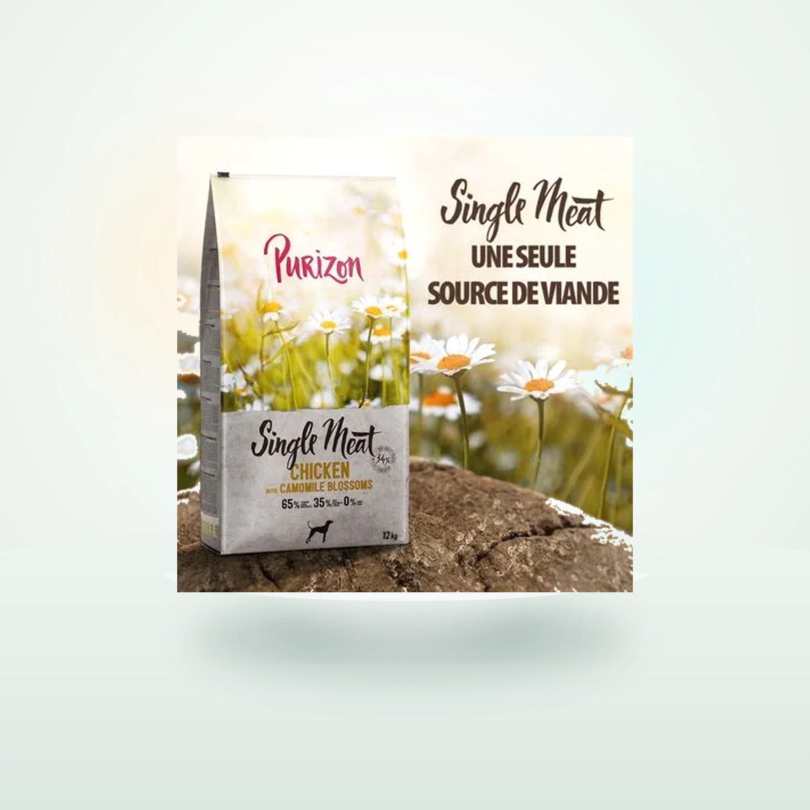 Purizon Single Meat Adult, poulet, potiron & fleurs de camomille