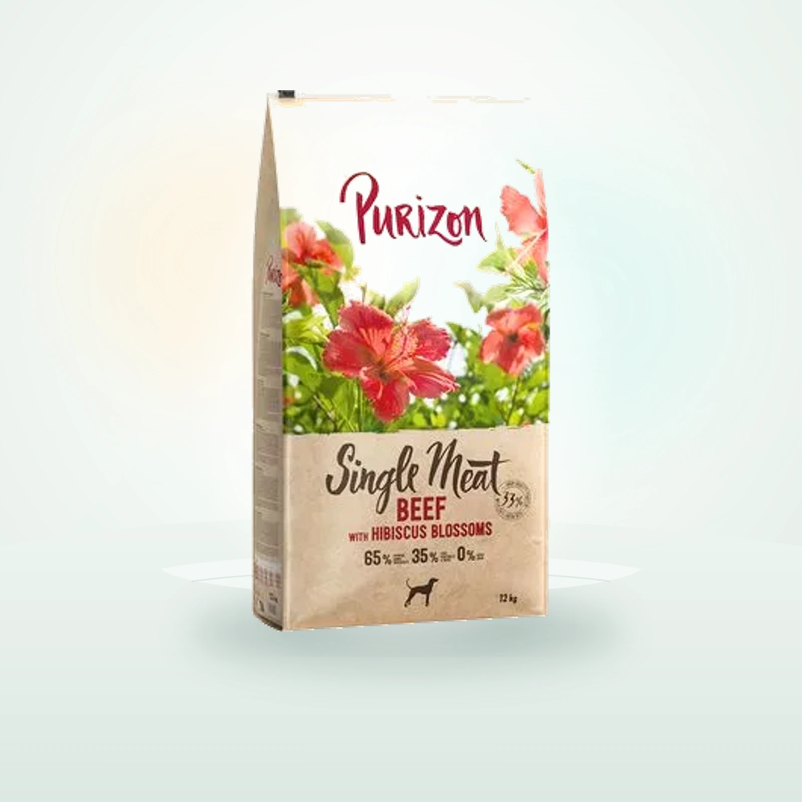 Purizon Single Meat nauta & hibiskuksenkukka