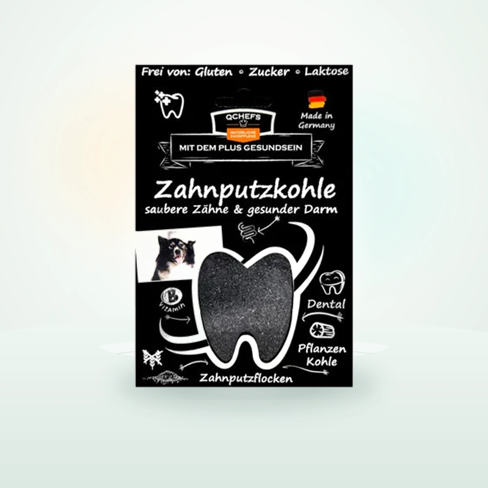 Qchefs Zahnputzkohle Hund
