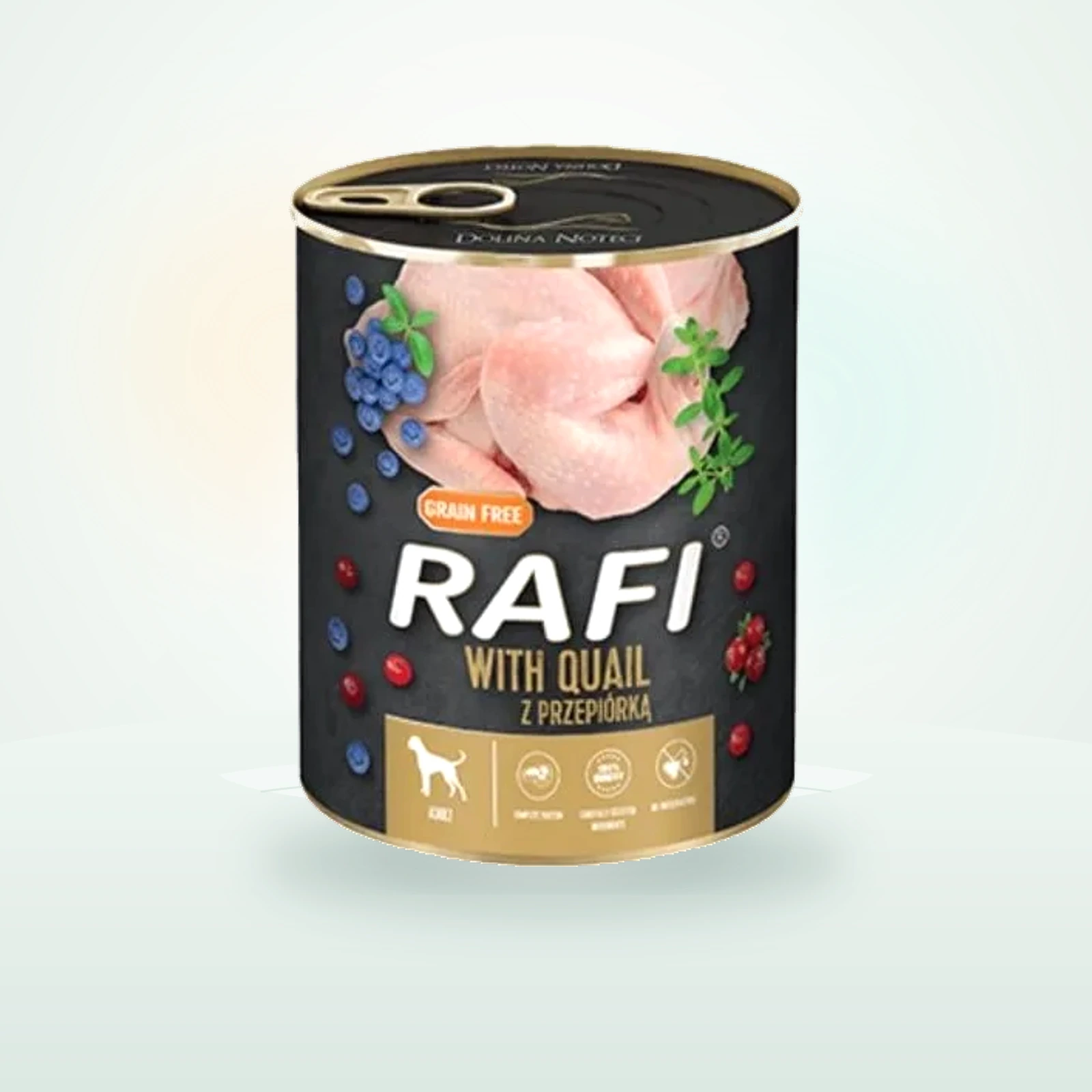 RAFI Quail z przepiórką mokra karma dla psa