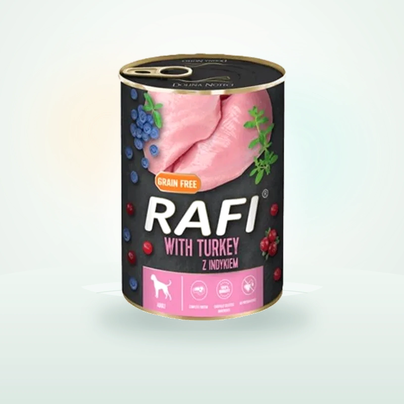 RAFI Turkey z indykiem mokra karma dla psa