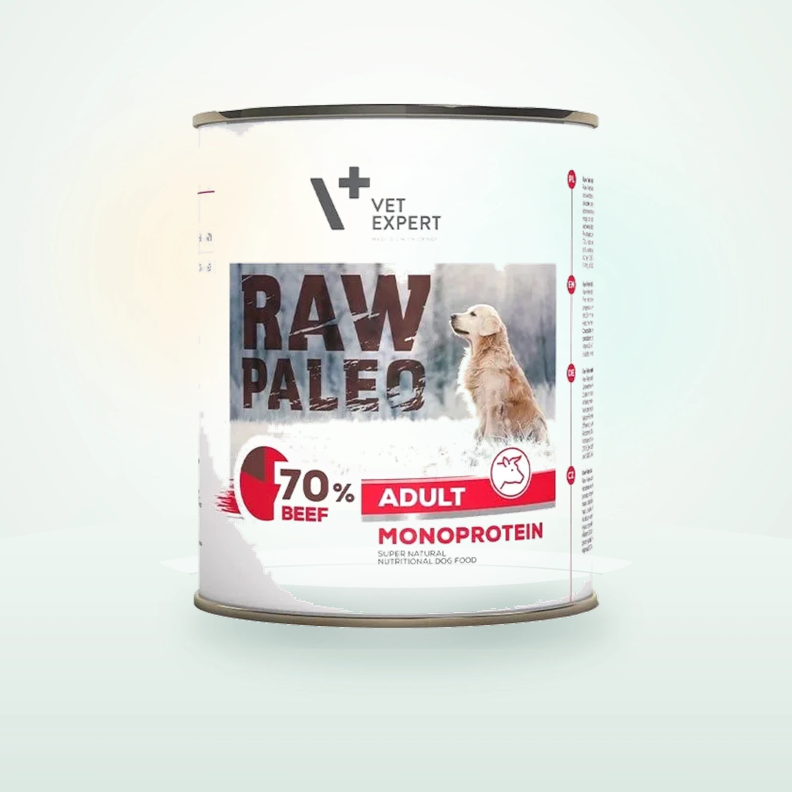 RAW PALEO VET EXPERT RAW PALEO Adult beef mokra karma wołowina