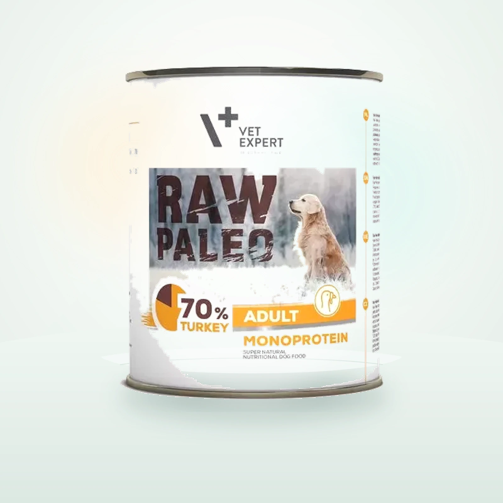 RAW PALEO VET EXPERT RAW PALEO Adult turkey mokra karma indyk
