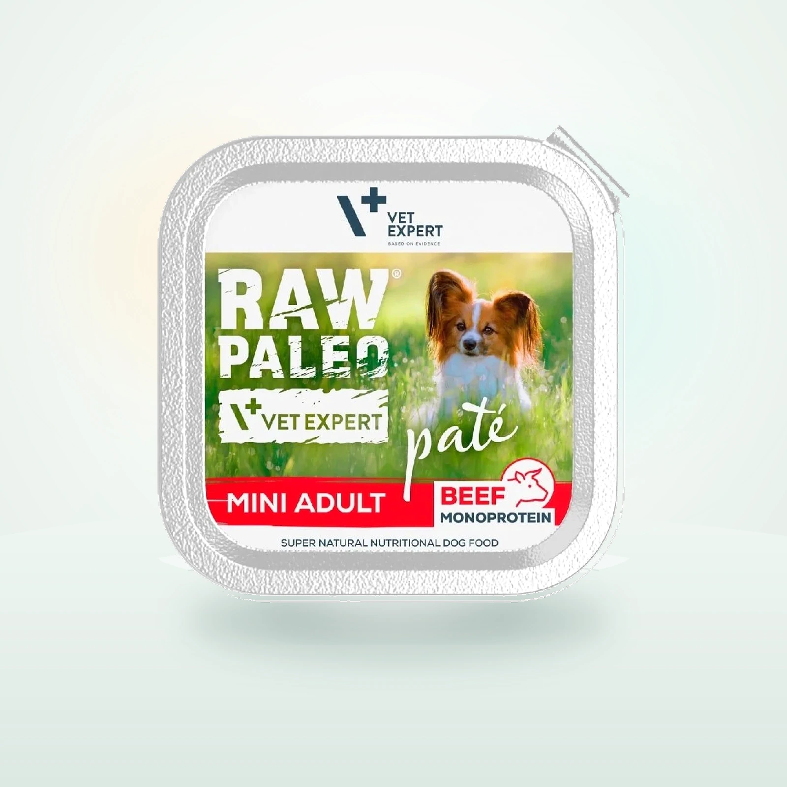 RAW PALEO VET EXPERT RAW PALEO Pate Adult Mini Beef pasztet dla psów ras małych wołowina