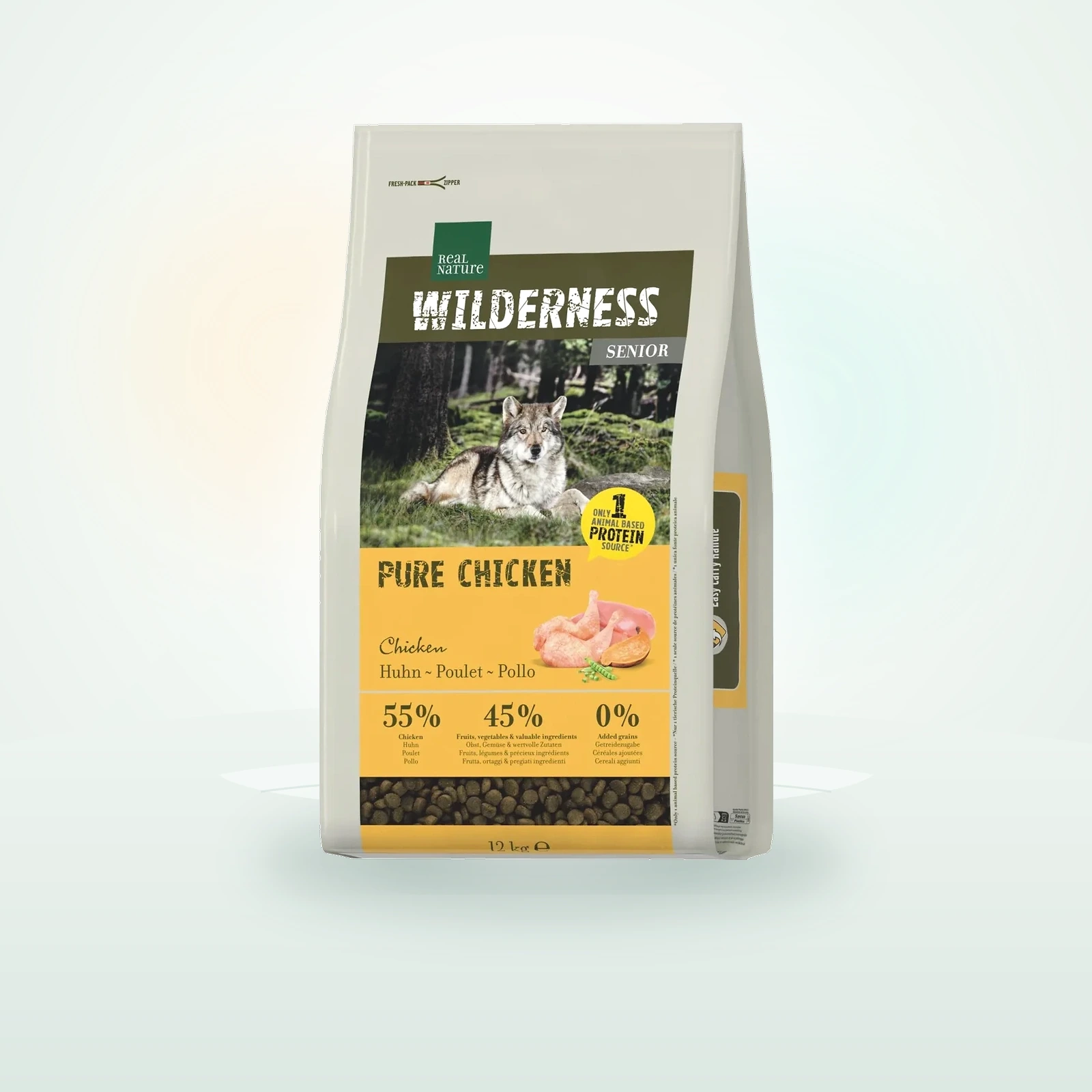 REAL NATURE WILDERNESS Croquettes pour chien, Senior, Pure Chicken