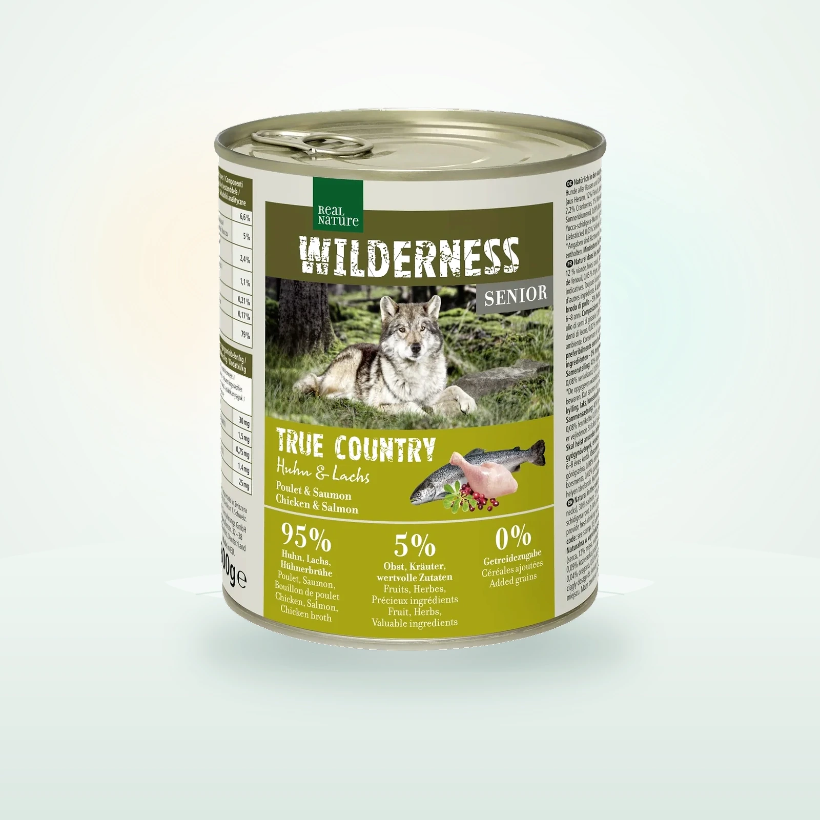 REAL NATURE WILDERNESS Nassfutter Hund, Senior, True Country, Huhn und Lachs