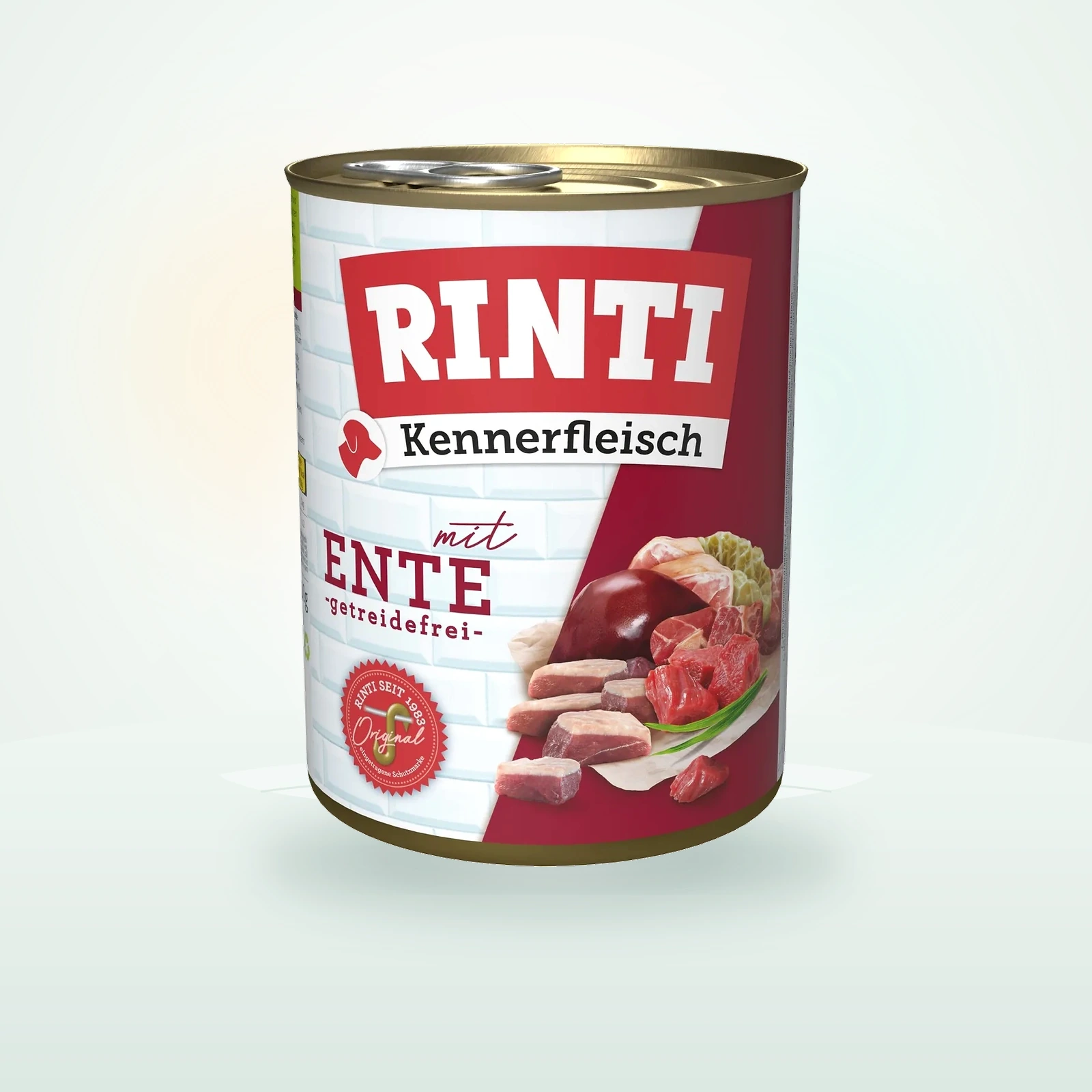 Rinti Kennerfleisch nourriture humide pour chien, adulte, boîte, Canard