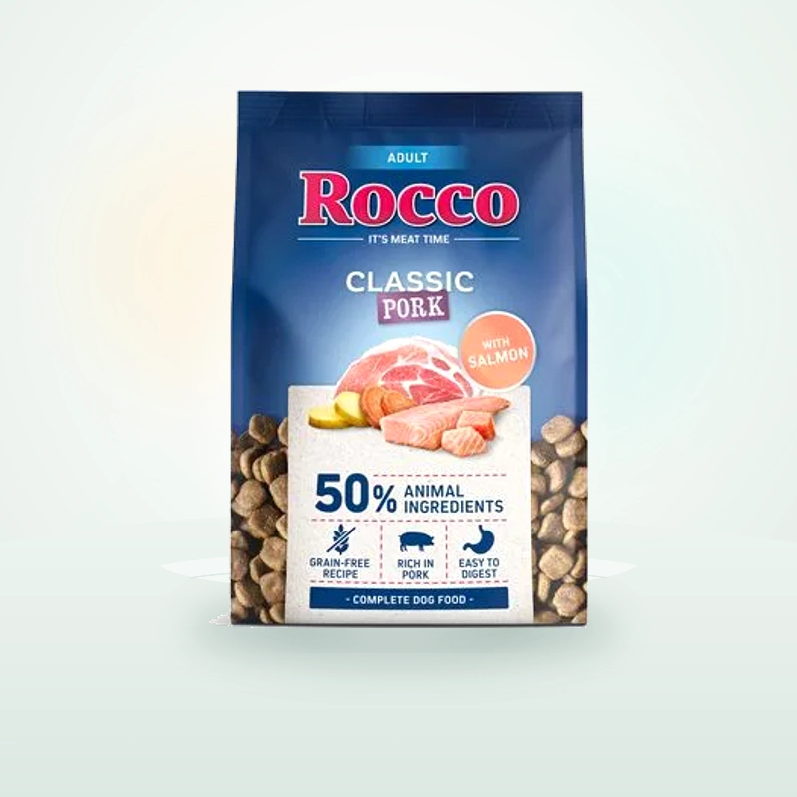 Rocco Classic Adult cerdo con salmón
