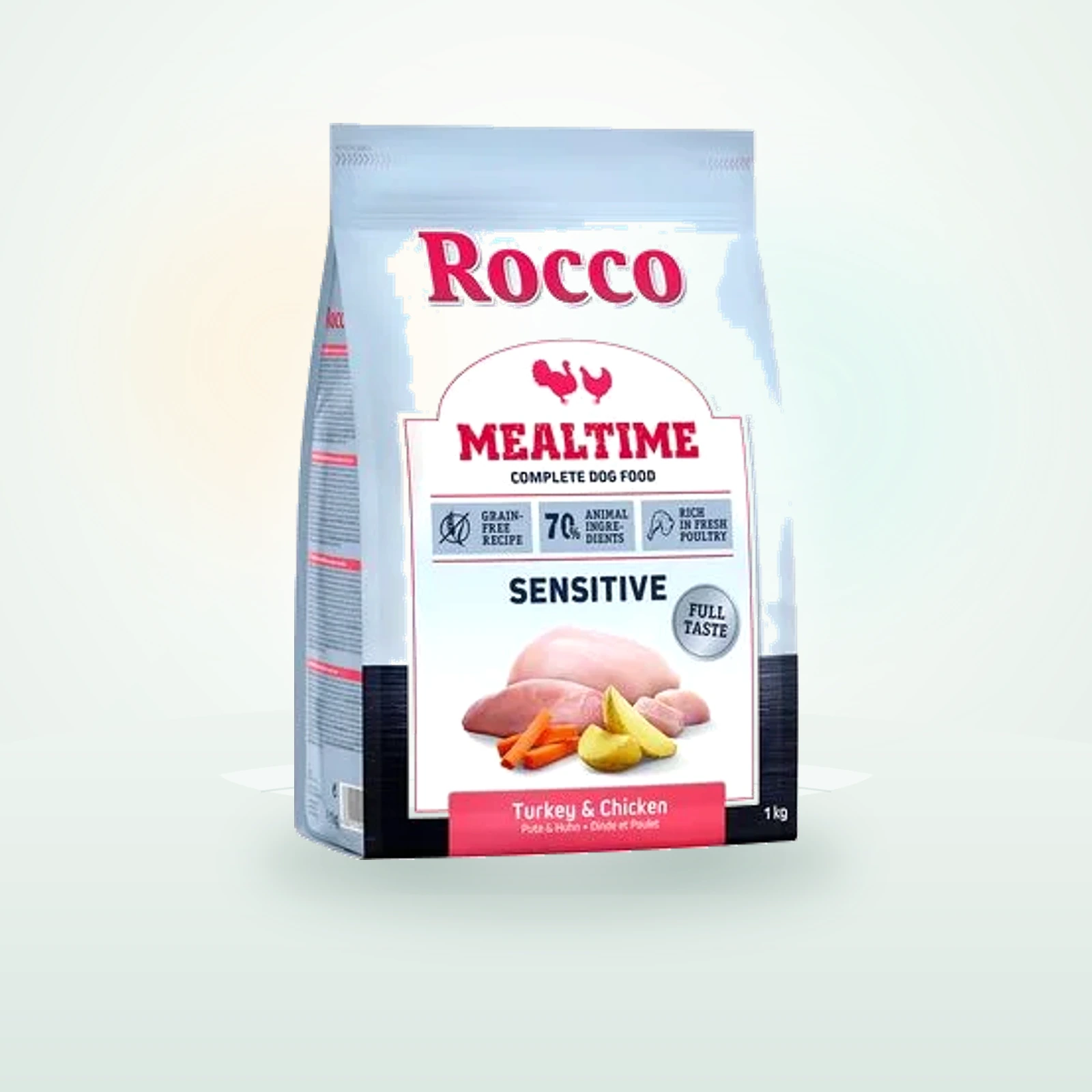 Rocco Mealtime Sensitive - Kalkoen & Kip