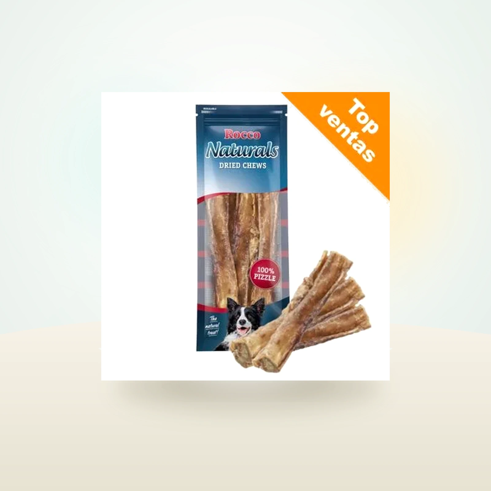 Rocco Naturals snacks de nervio de buey