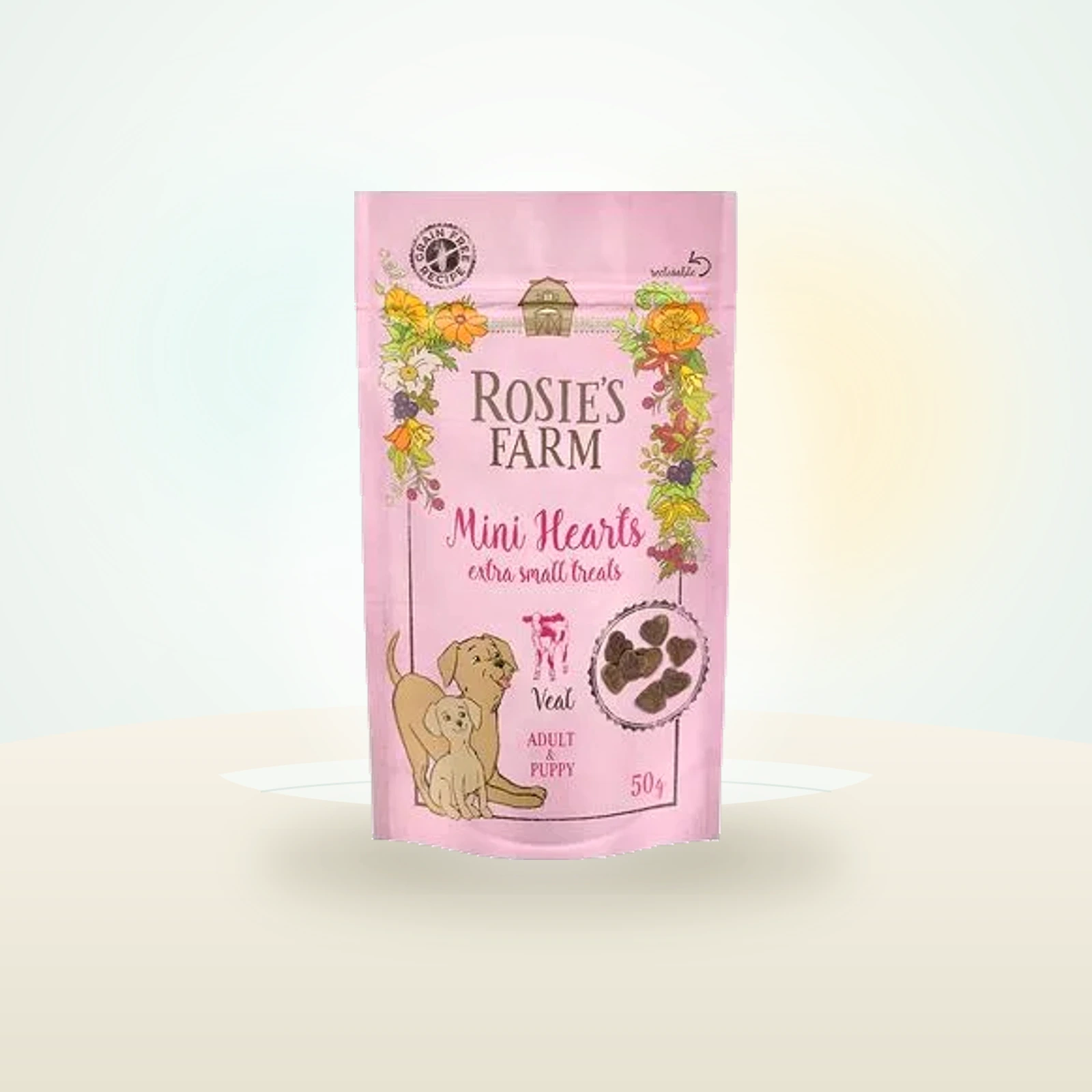 Rosie's Farm Puppy & Adult Mini cœurs pour chien