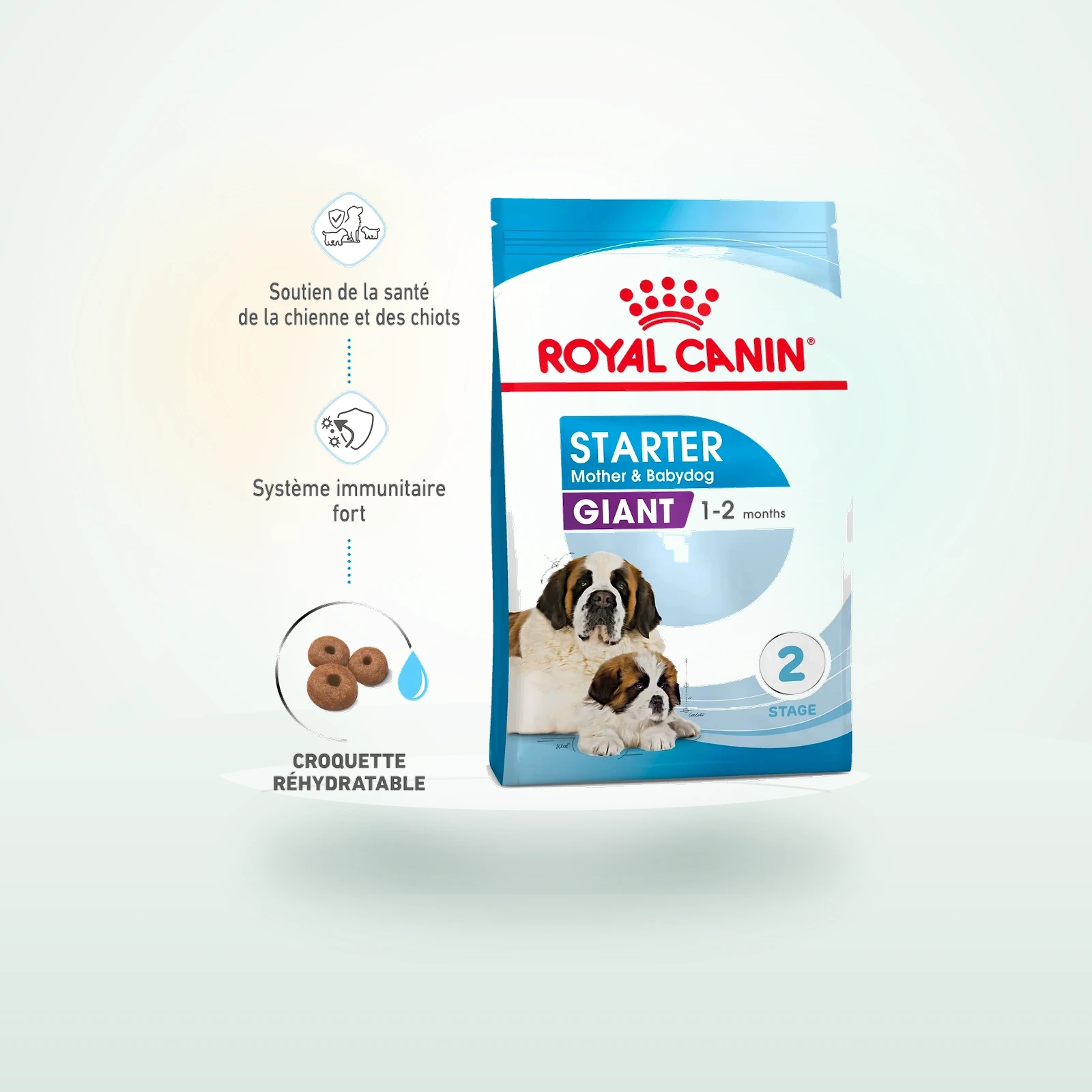 Royal Canin Croquettes Giant Starter Mother & Babydog Puppy