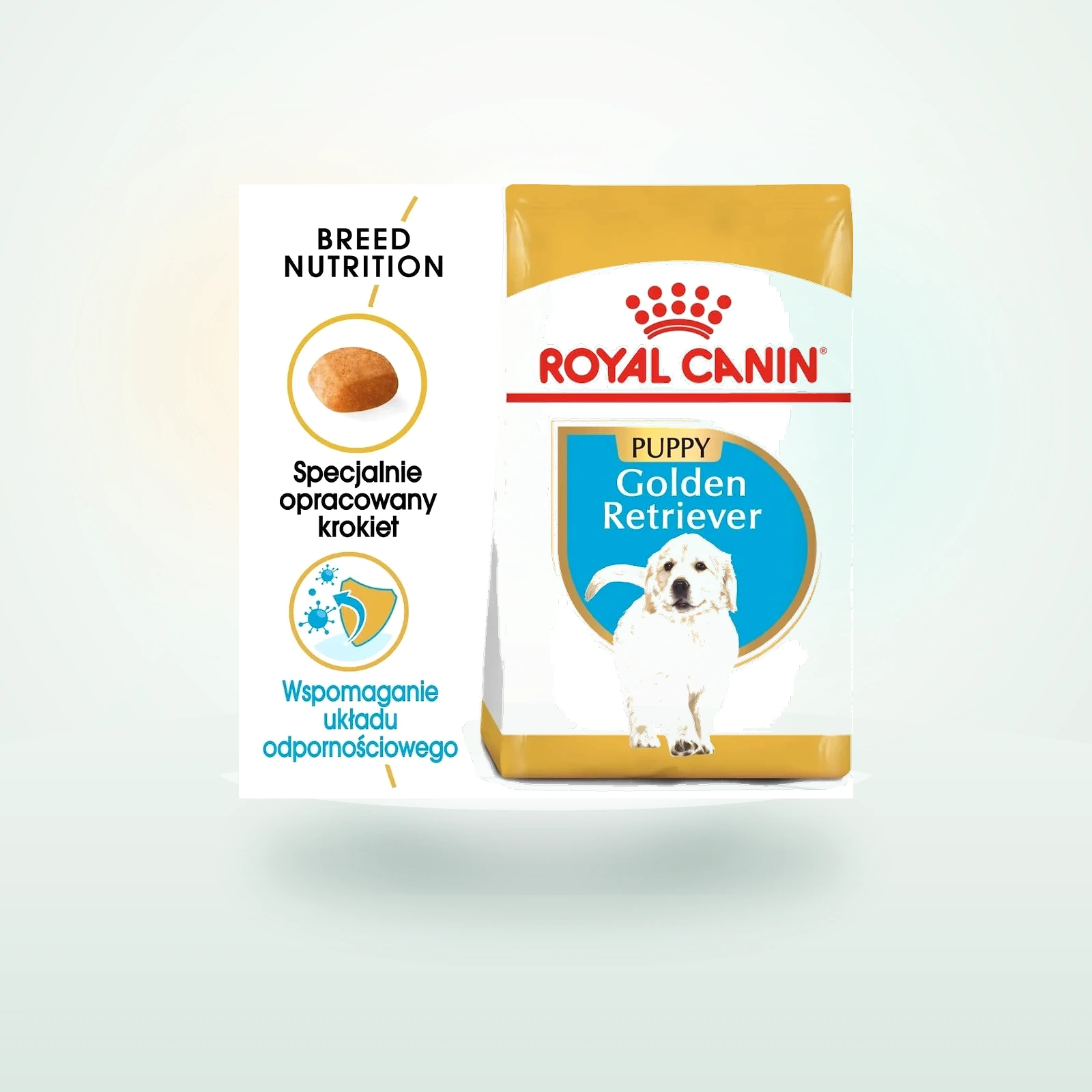 Royal Canin Golden Retriever Puppy Junior karma sucha dla szczeniąt do 15 miesiąca, rasy golden retriever