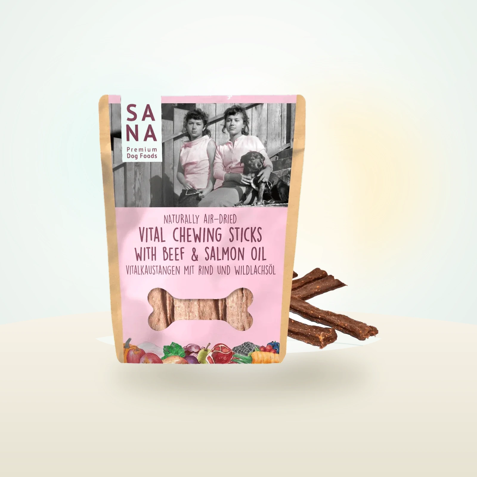 Sana Vital Chewing Sticks Beef with Salmon Oil