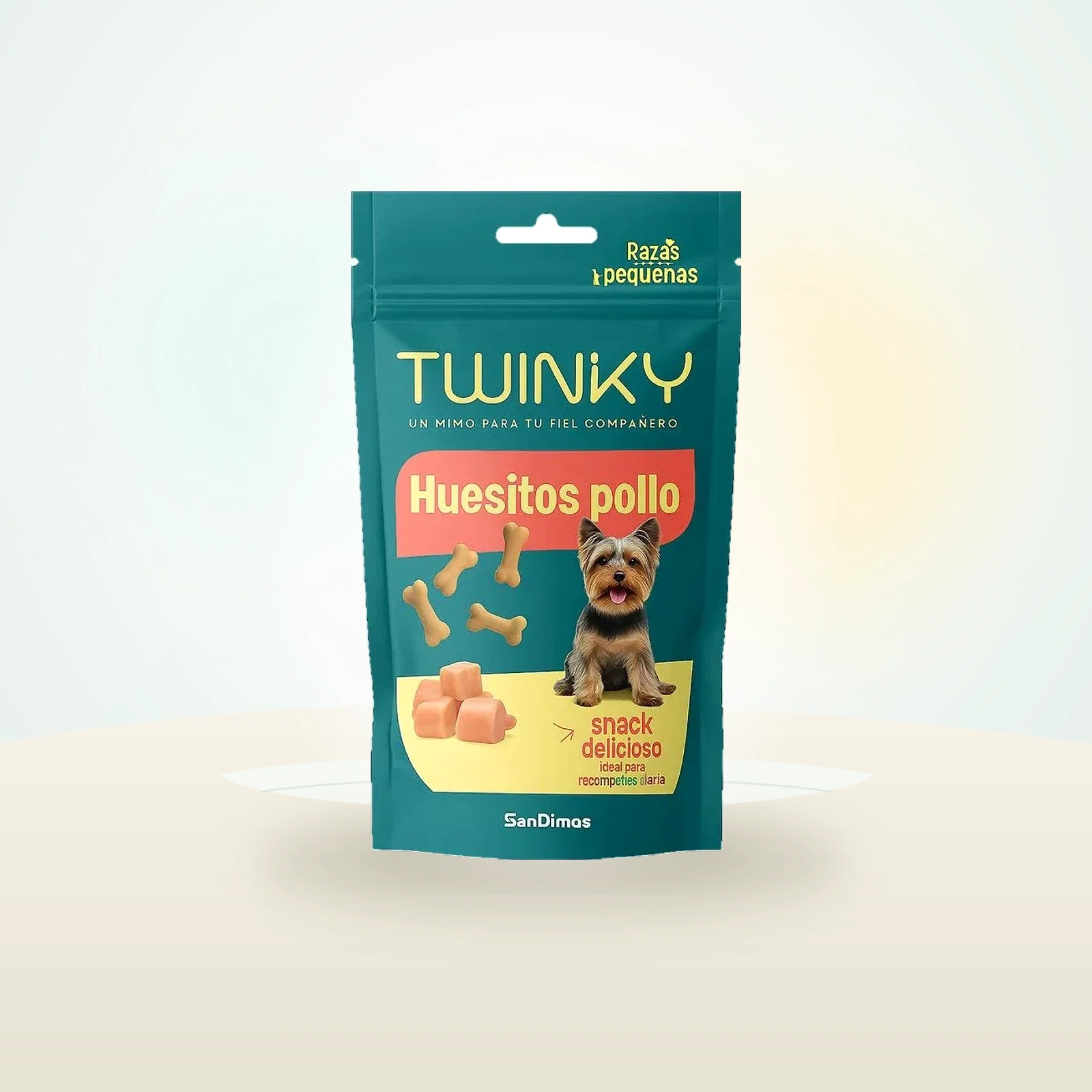 SanDimas Twinky Huesitos Spayk de Pollo