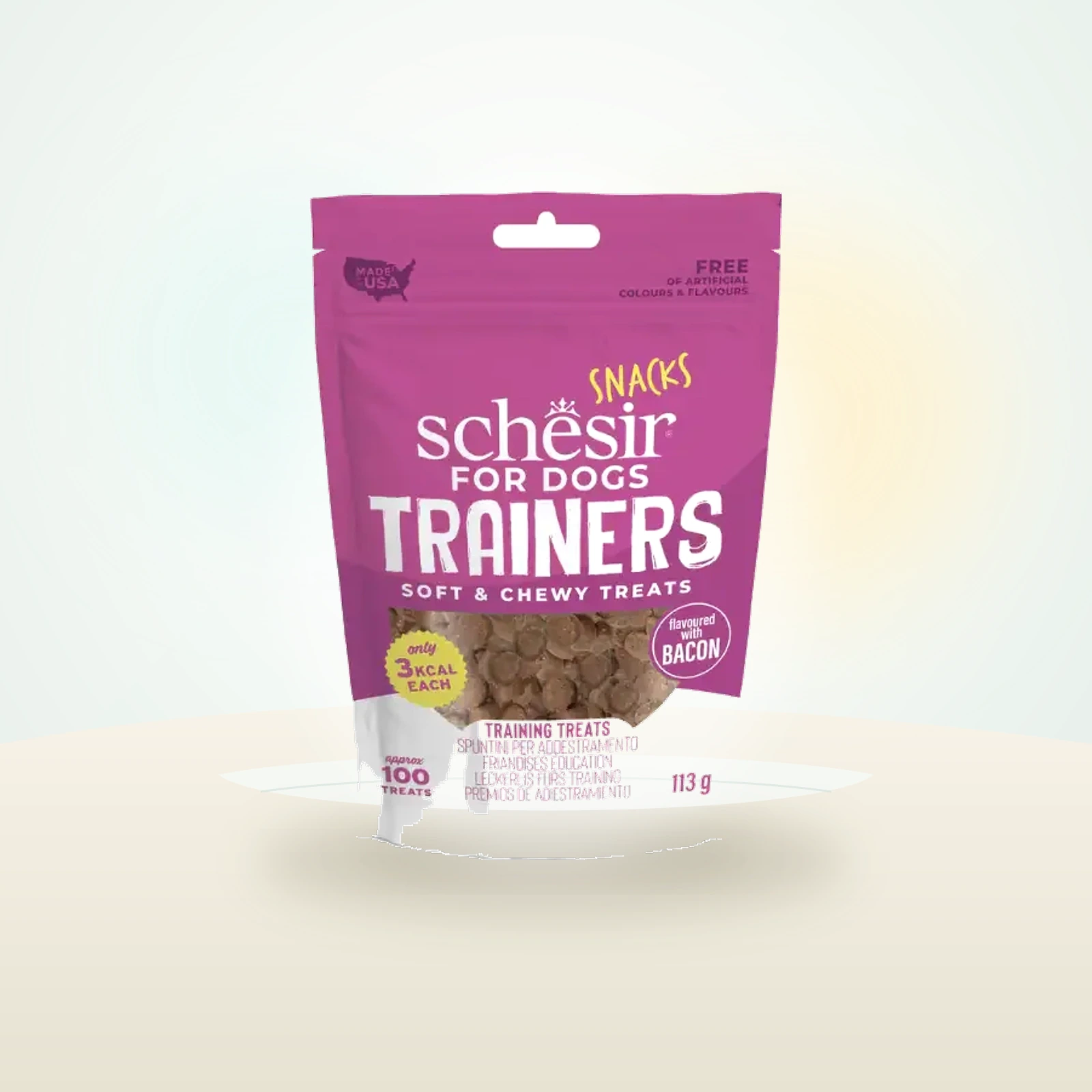 Schesir for Dogs Trainers soft & chewy treats