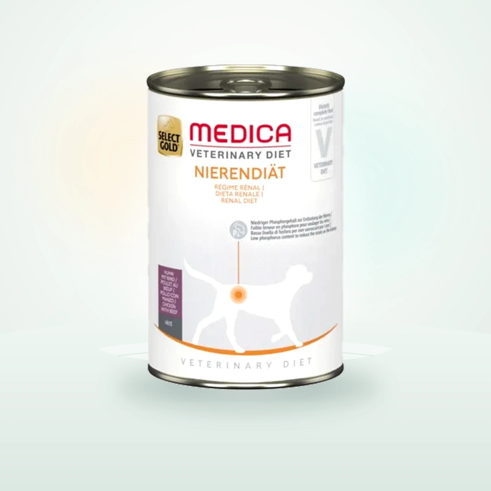 SELECT GOLD Medica Nassfutter Hund Adult Nierendiät, Huhn mit Rind