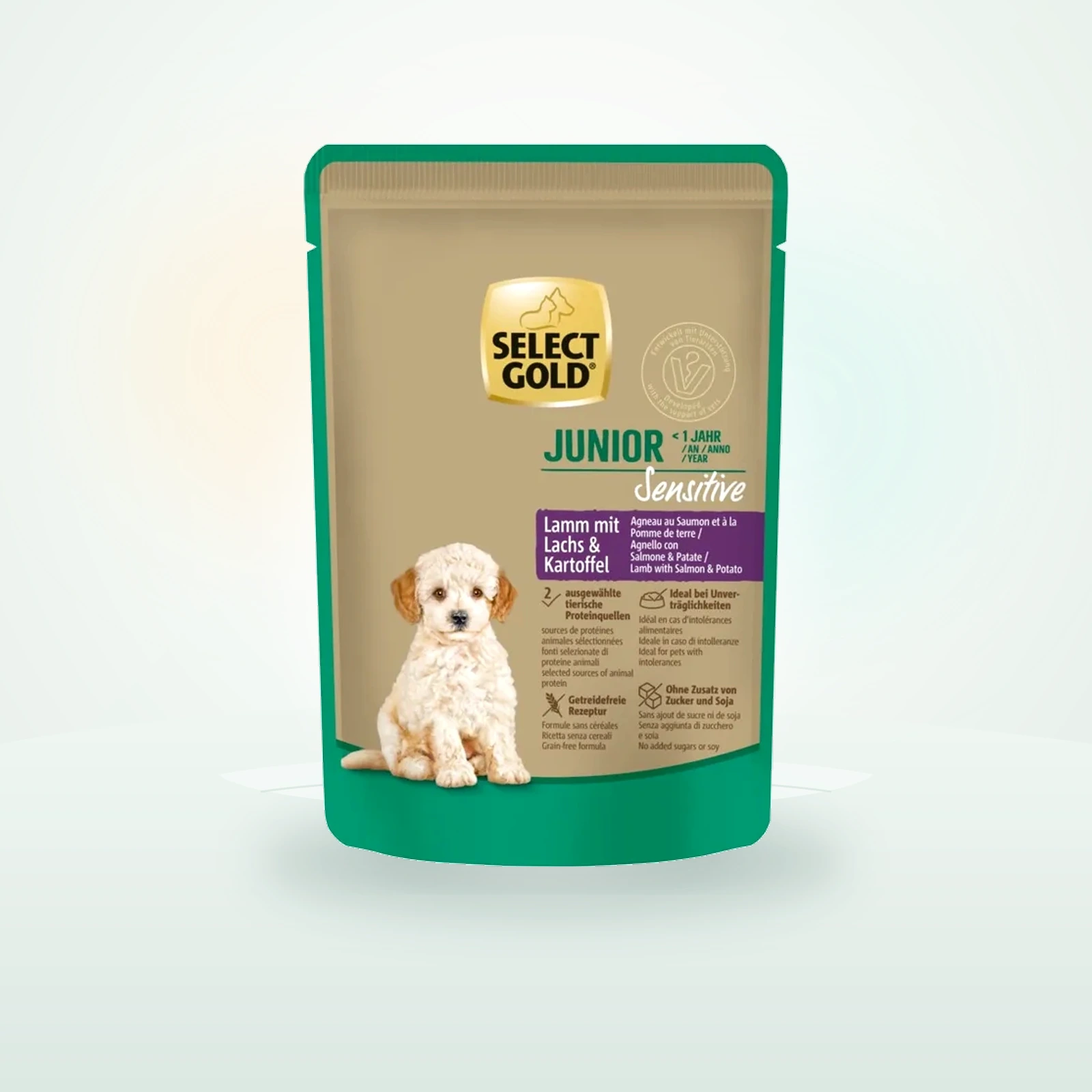 SELECT GOLD Nassfutter Hund Sensitive Junior