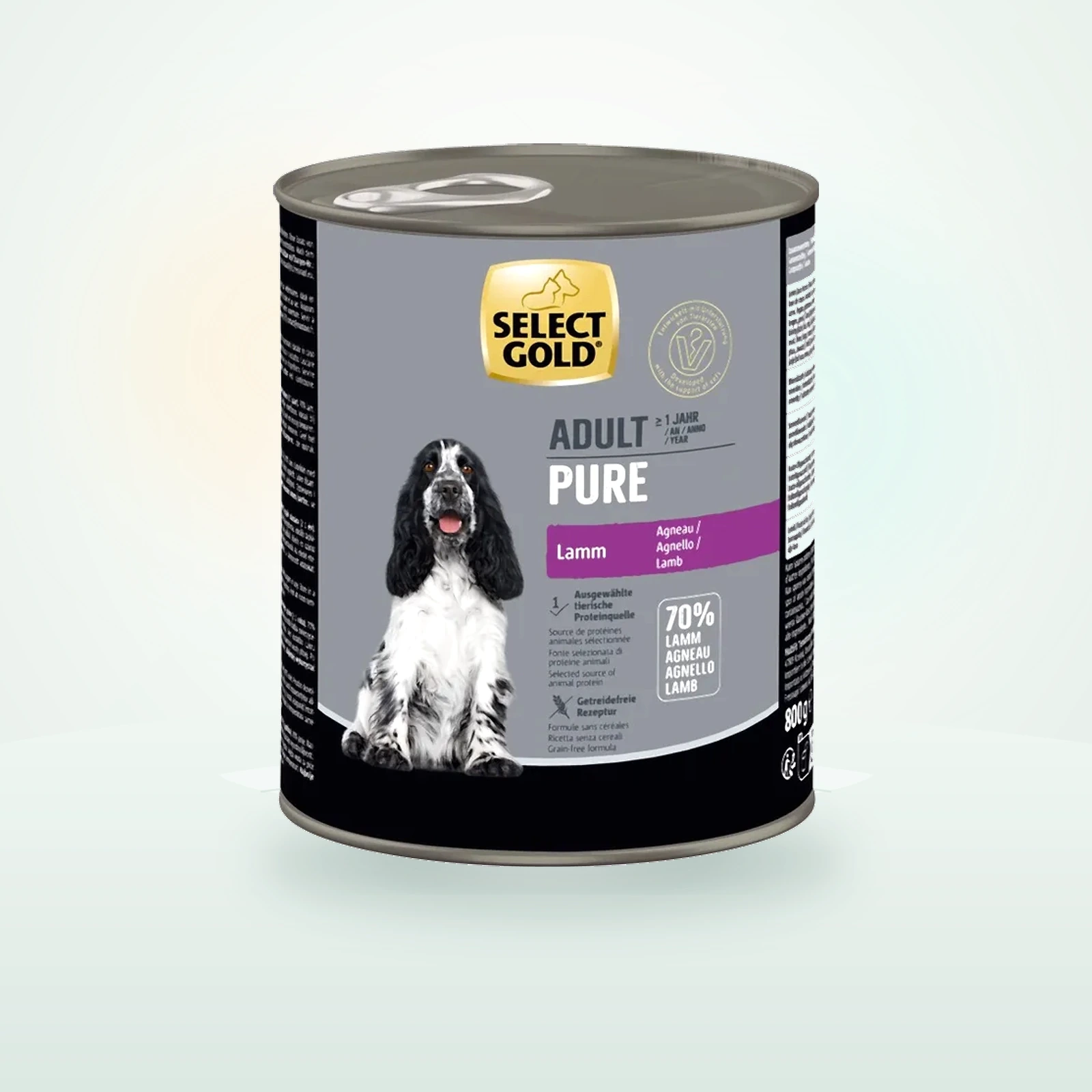 SELECT GOLD Pure Boîtes de Nourriture humide Chien Adulte Agneau