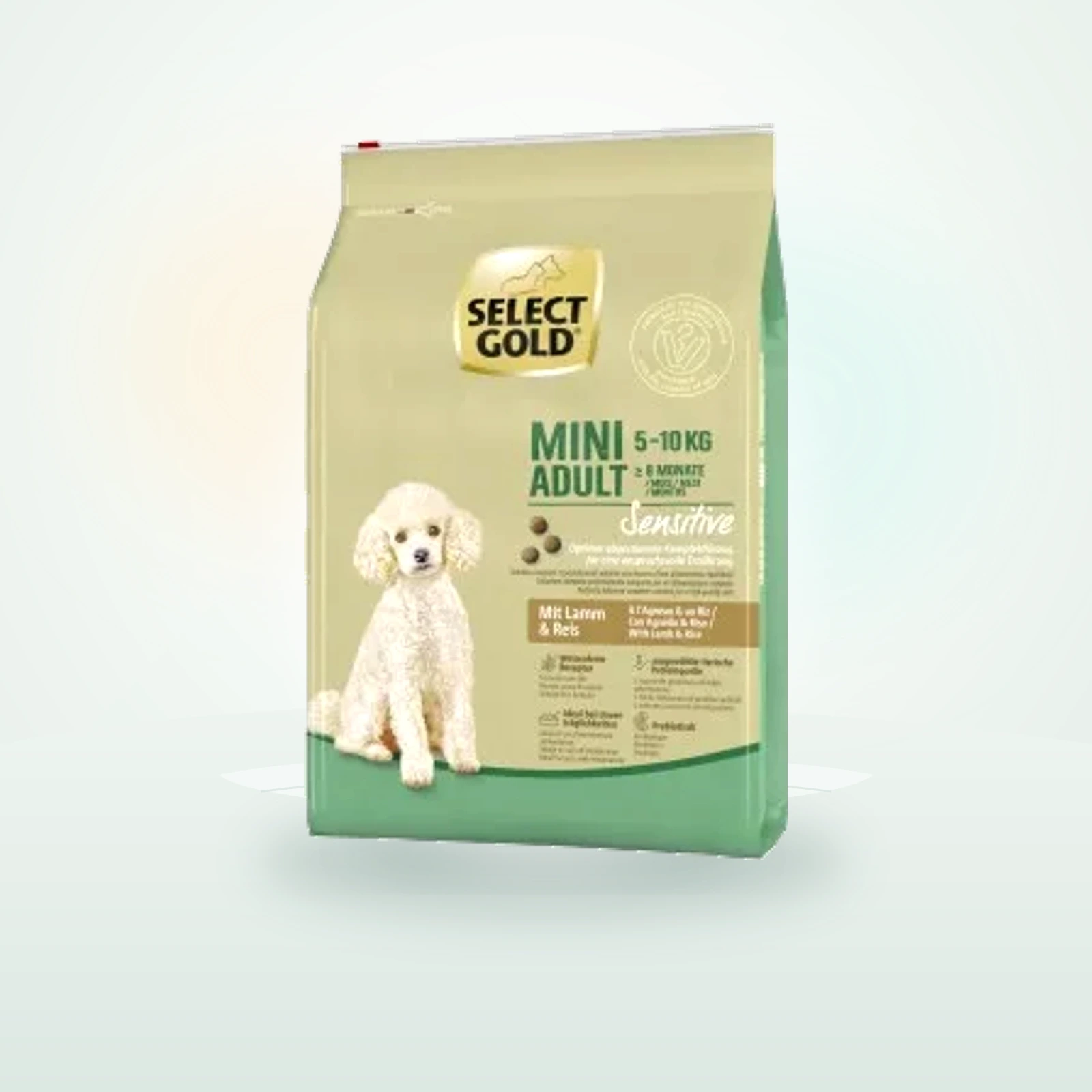 SELECT GOLD Sensitive Croquettes Chien Adulte Mini Agneau et riz