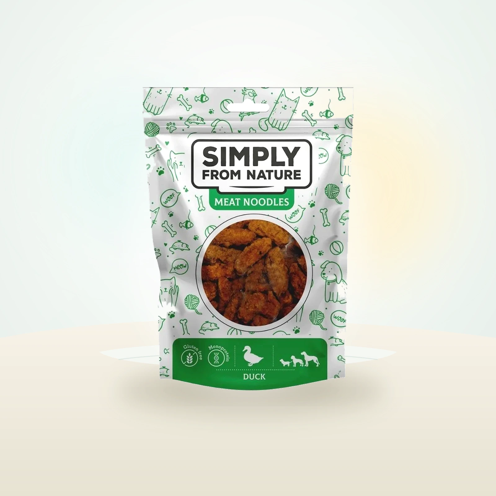 SIMPLY FROM NATURE Meat Noodles Mięsne kluski z kaczką dla psów
