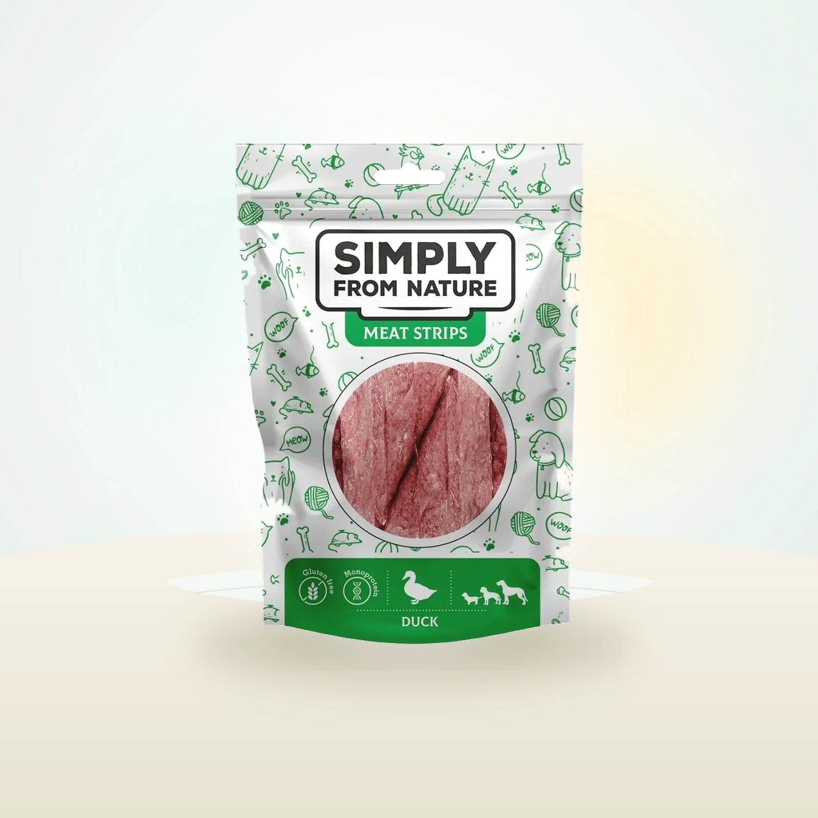 SIMPLY FROM NATURE Meat Strips Mięsne paski z kaczki dla psów