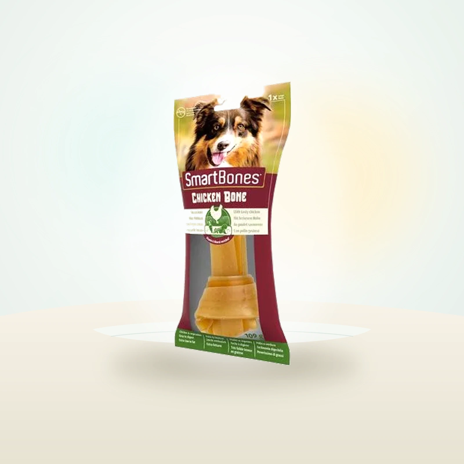 SmartBones Chew Snacks with Chicken for Large Dogs