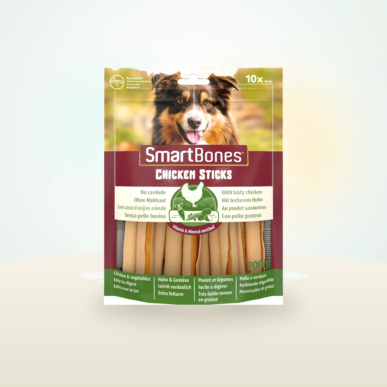 SmartBones Smart Sticks Adult Dog Treats- Chicken