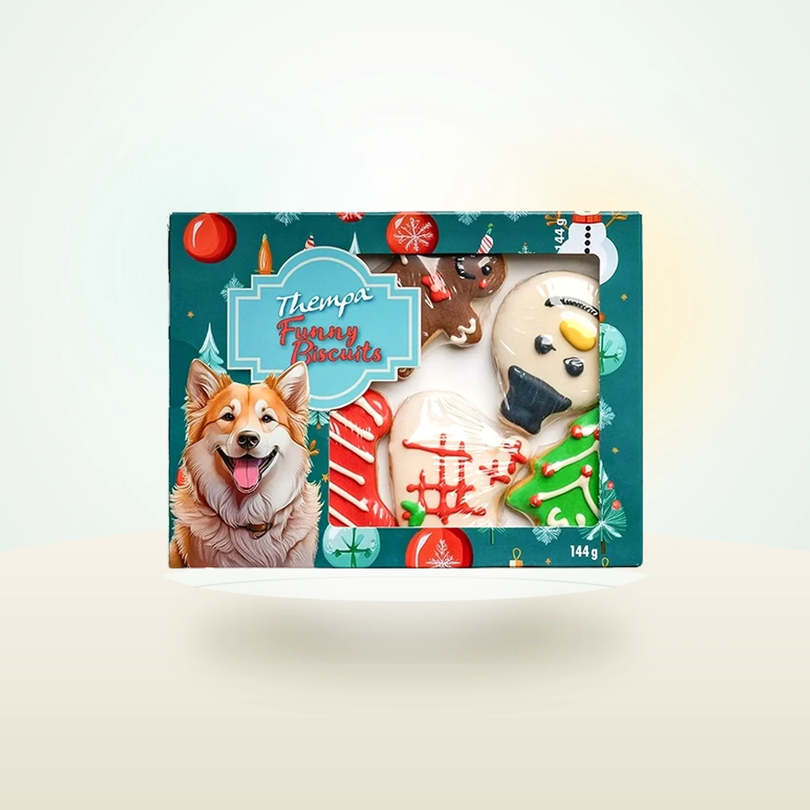 Thempa Dog Biscotti Natale Funny Biscuits