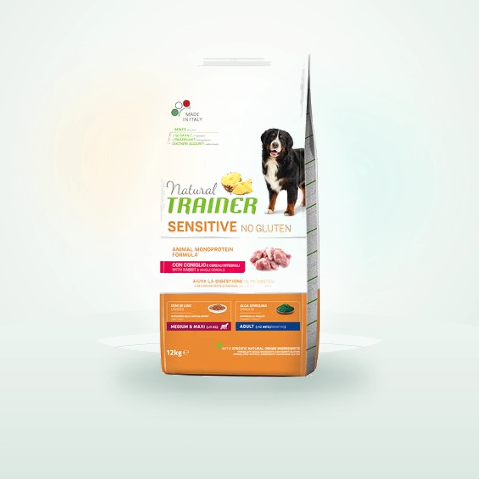 Trainer Natural Trainer Sensitive No Gluten Adult Medium/Maxi Single Protein kani