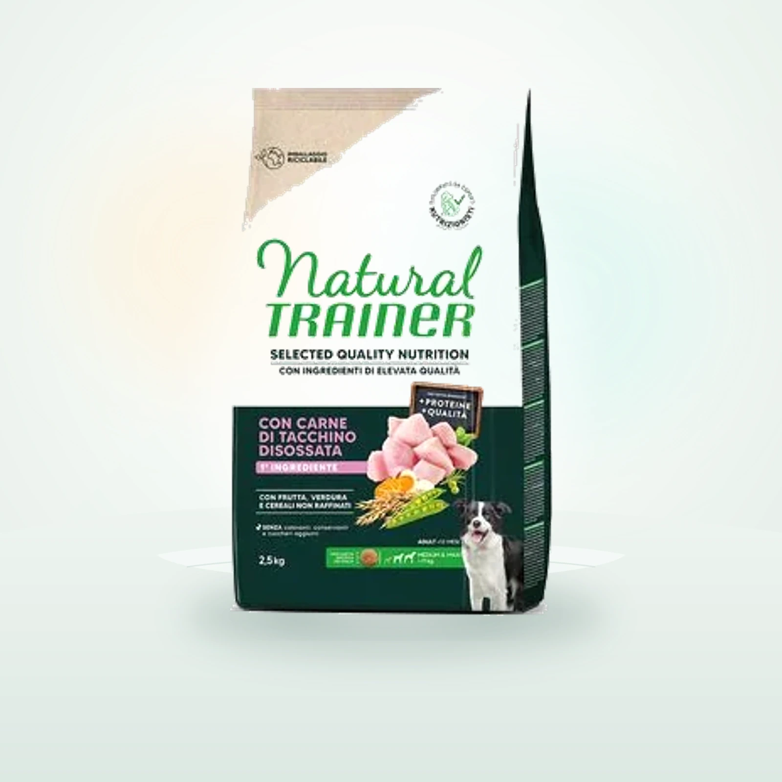 Trainernatural Natural Trainer Selected Quality Nutrition Adult Medium & Maxi Turkey