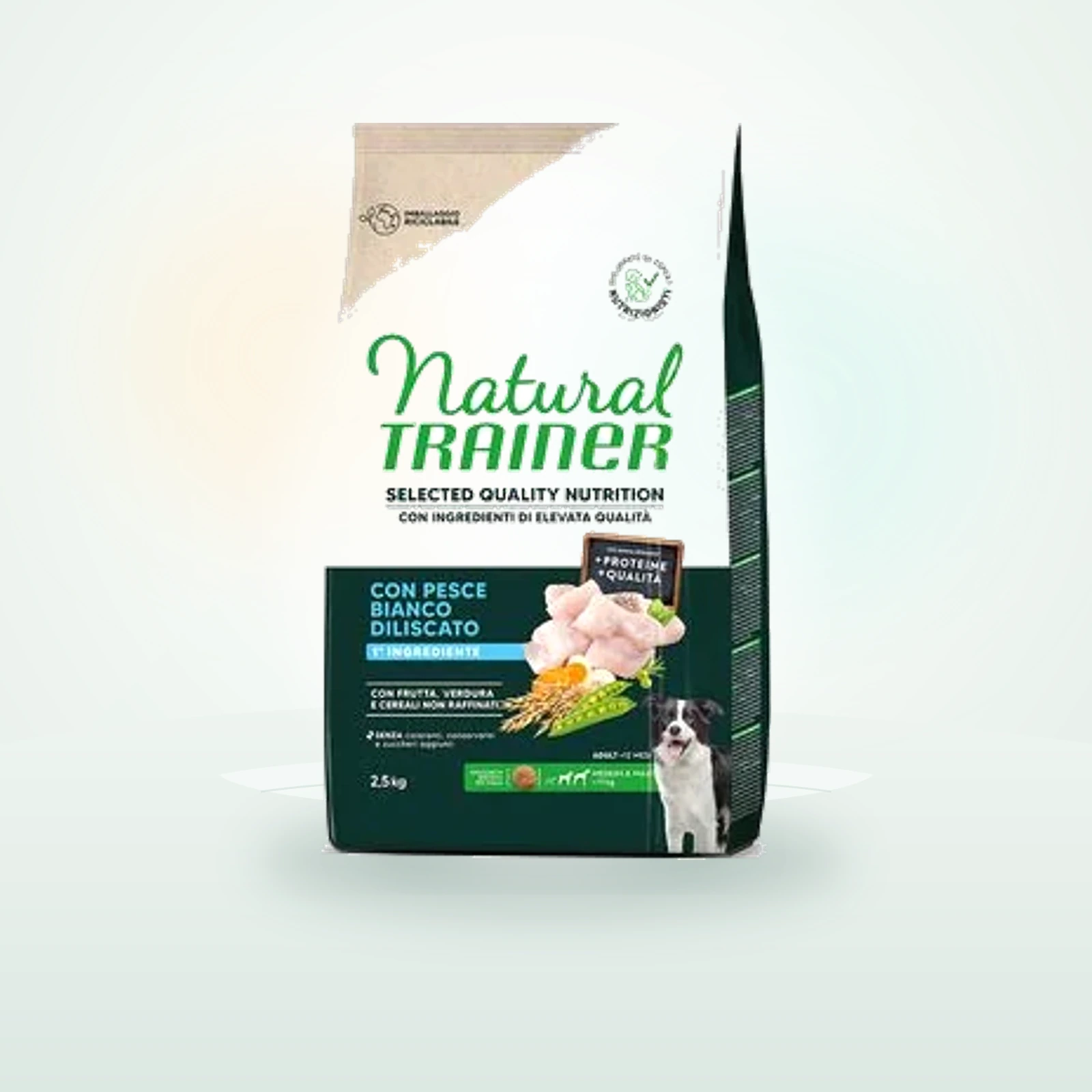 Trainernatural Natural Trainer Selected Quality Nutrition Adult Medium & Maxi White Fish