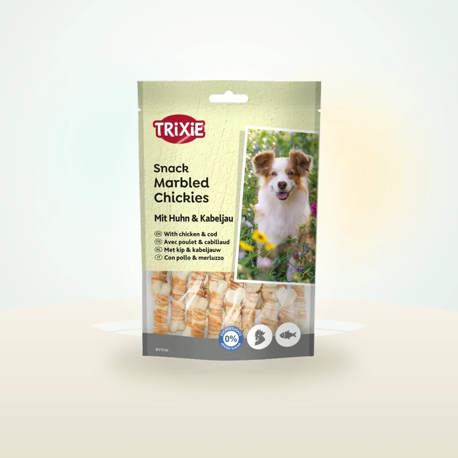 Trixie Marbled Chickies with Chicken & Cod Meaty Chewy Dog Treats