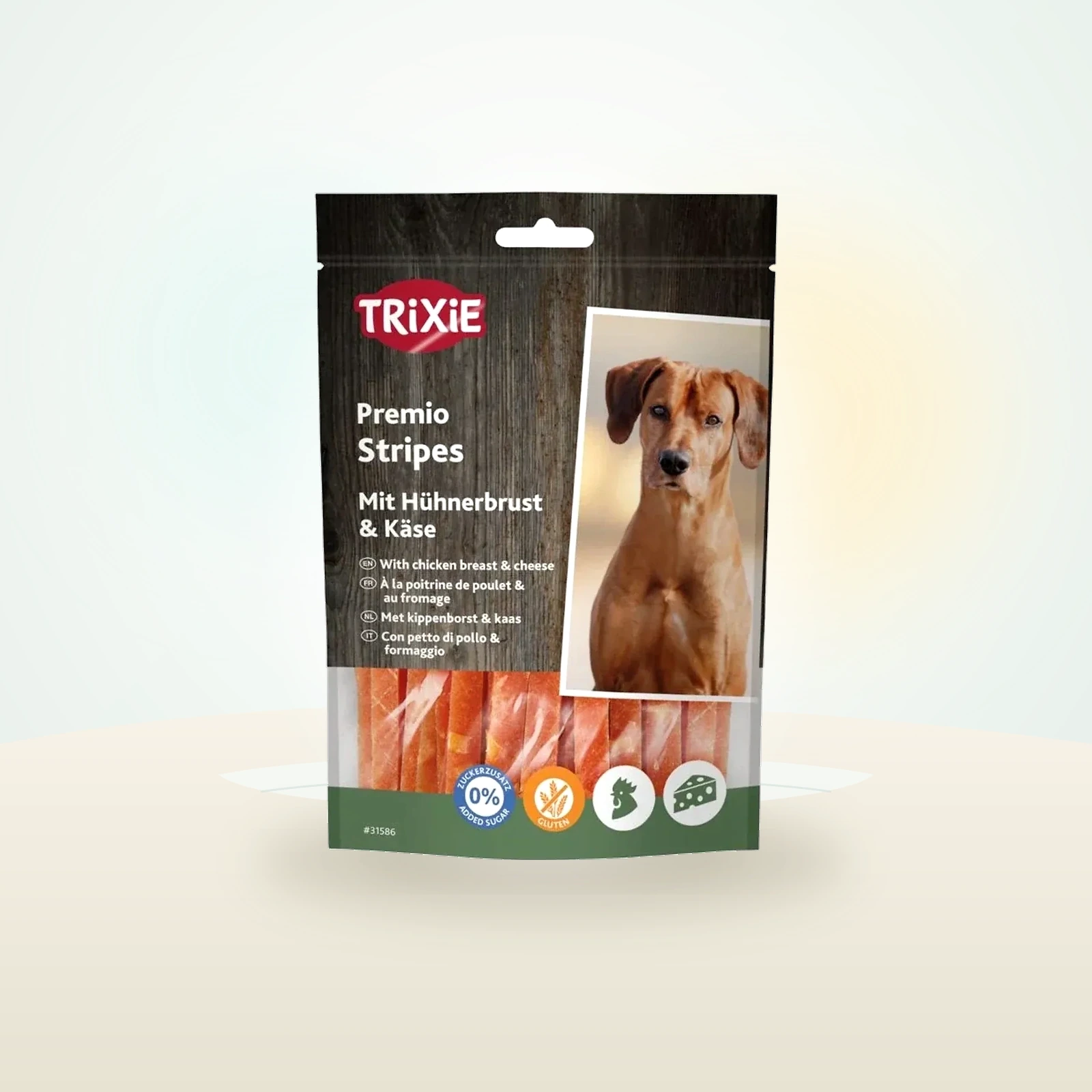 Trixie PREMIO Strisce con pollo e formaggio Snack per cane