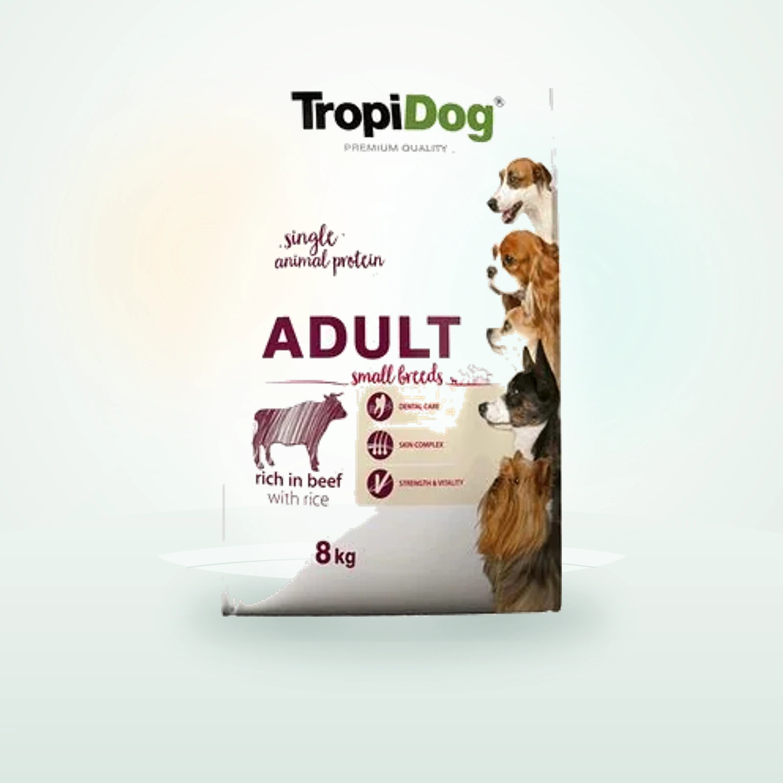 Tropidog Premium Adult Small Beef & Rice