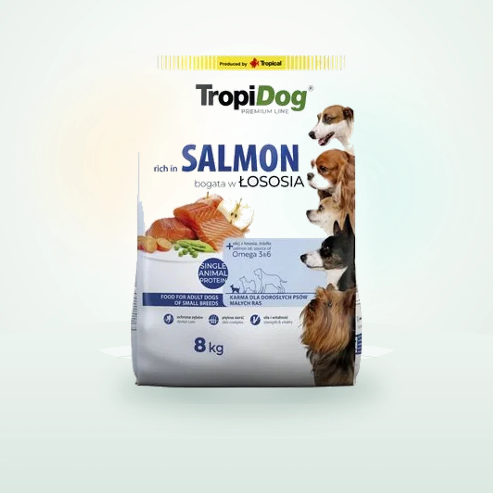Tropidog Premium Adult Small Salmon