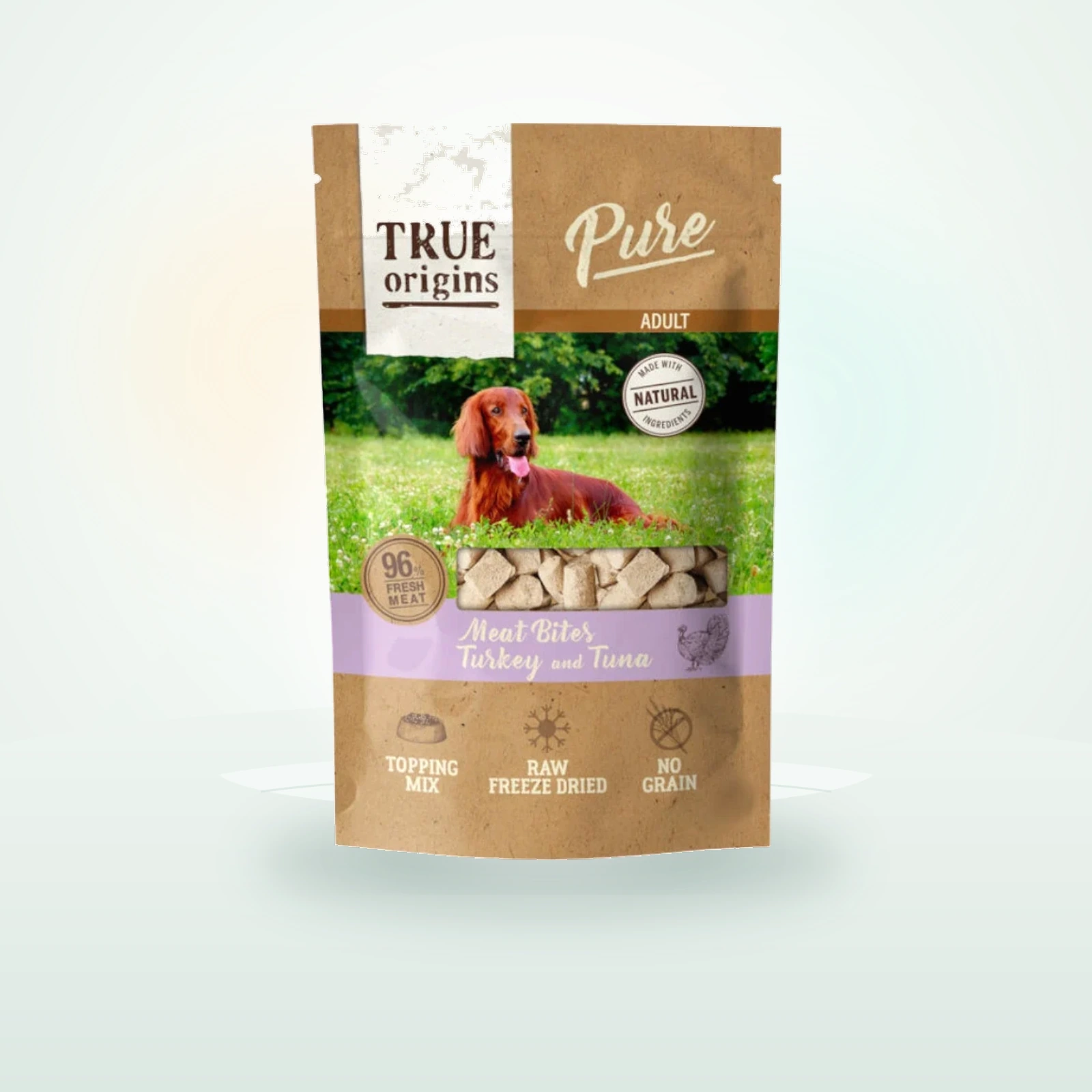 True Origins Pure Bocaditos Adult Liofilizado Pavo y Atún