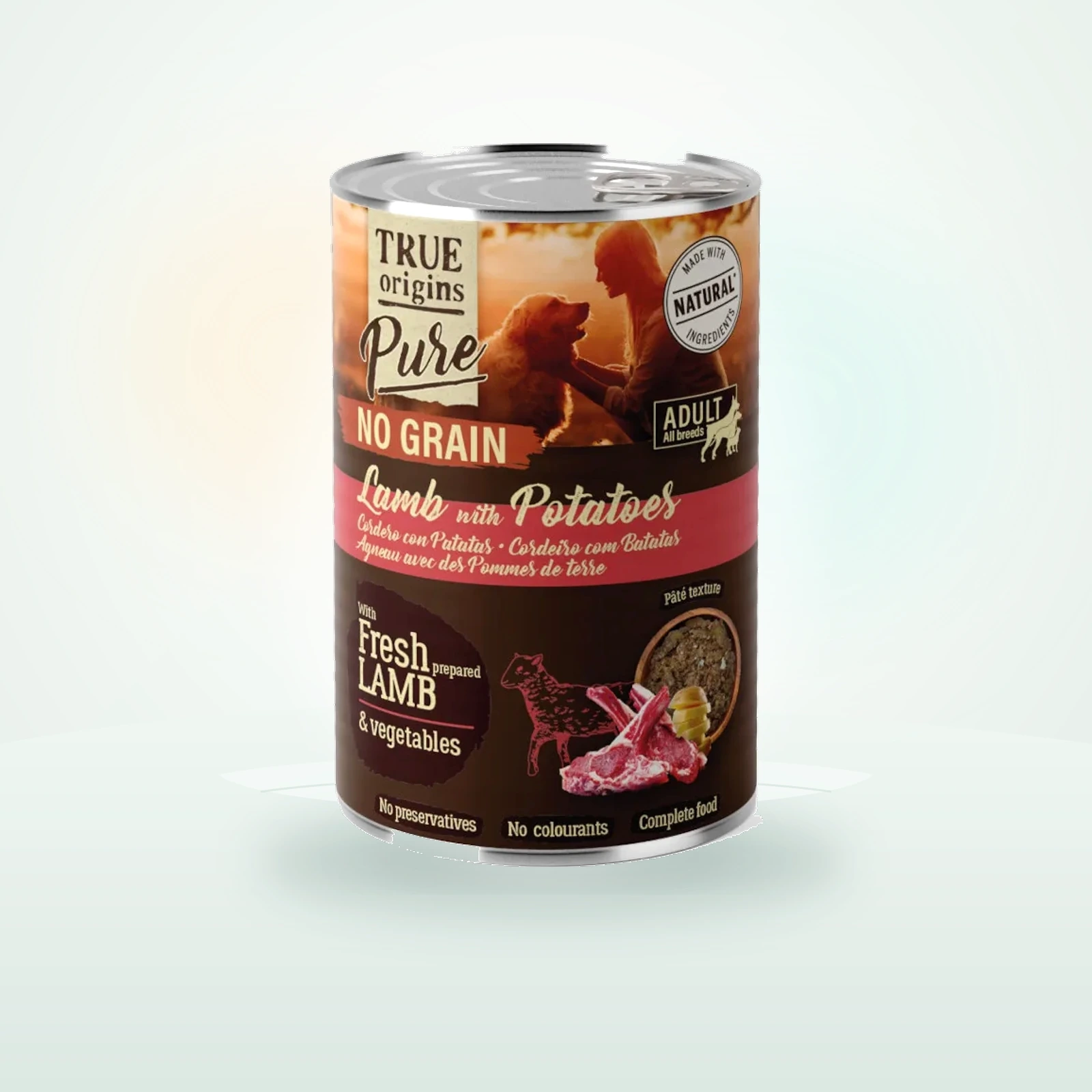 True Origins Pure Cordero lata
