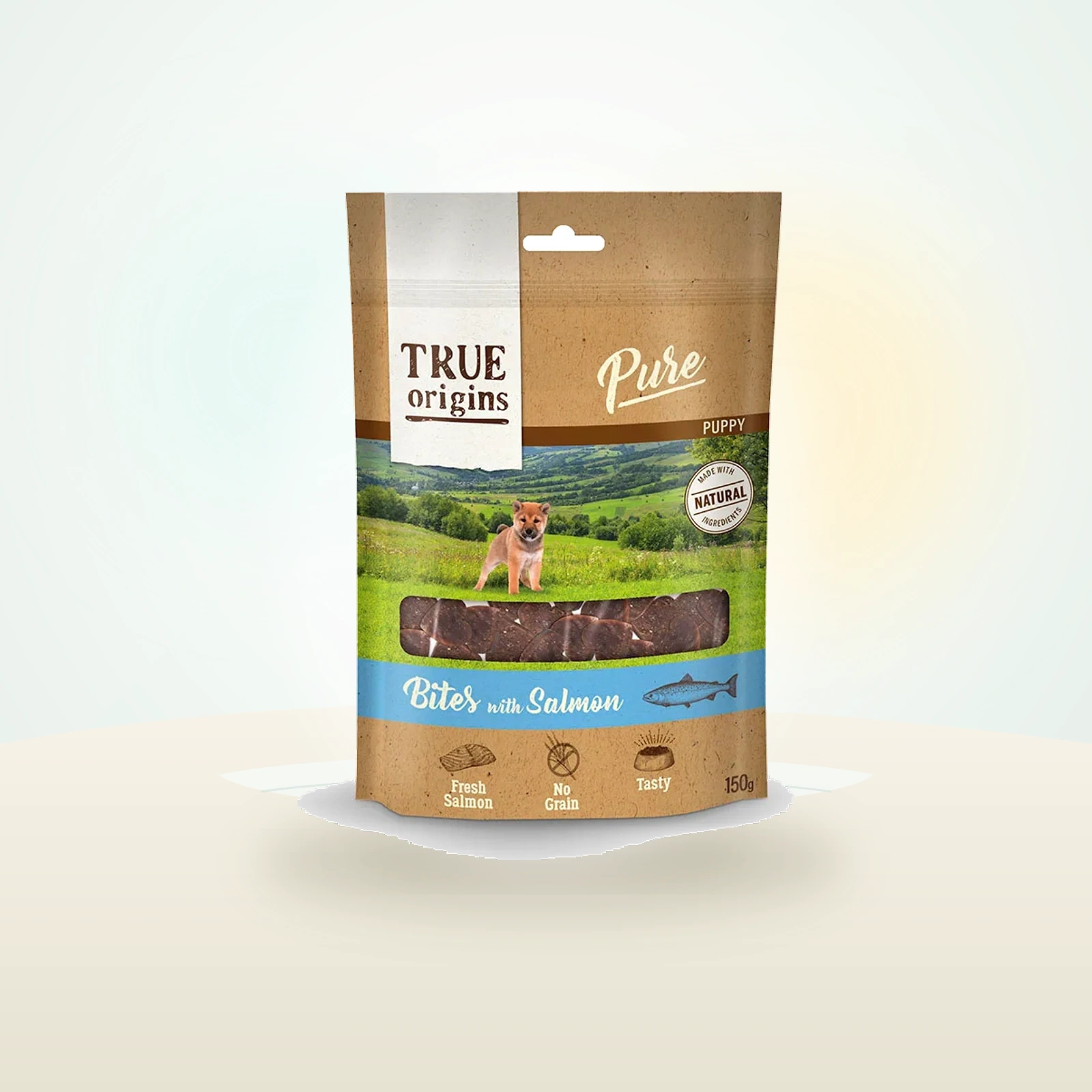True Origins Pure Puppy Bocaditos Salmón