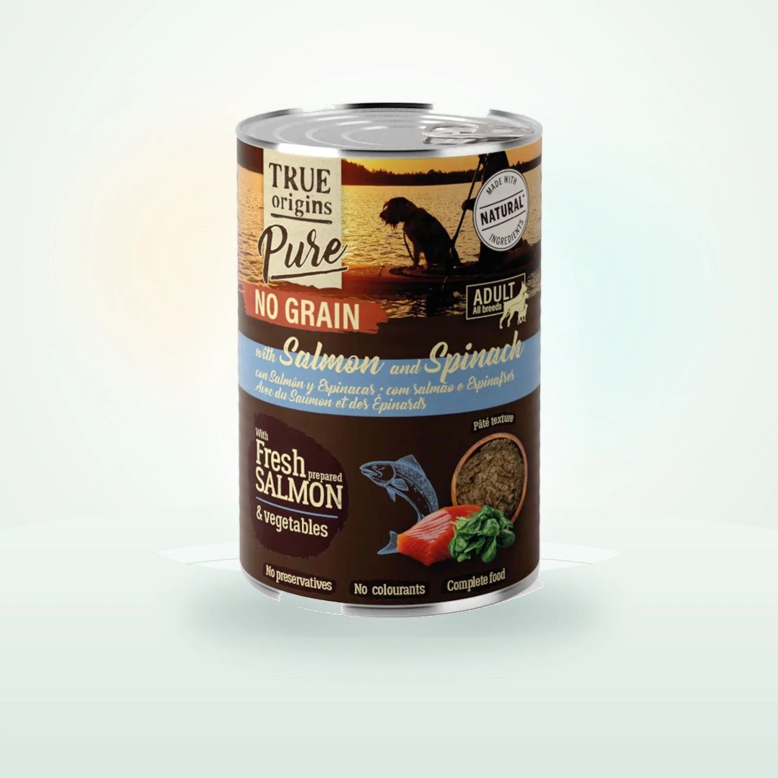 True Origins Pure Salmón lata