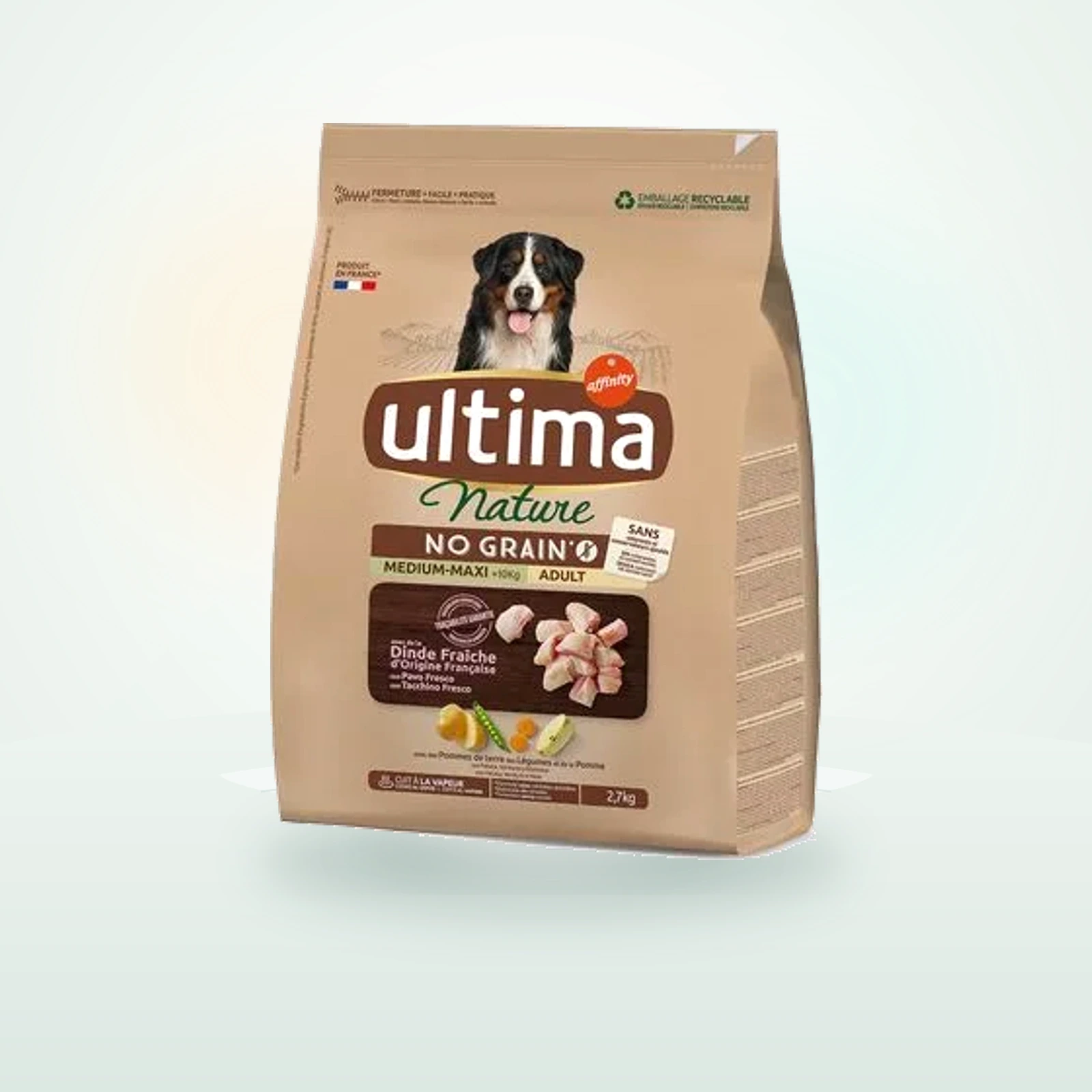 Ultima Nature No Grain Medium-Maxi con pavo