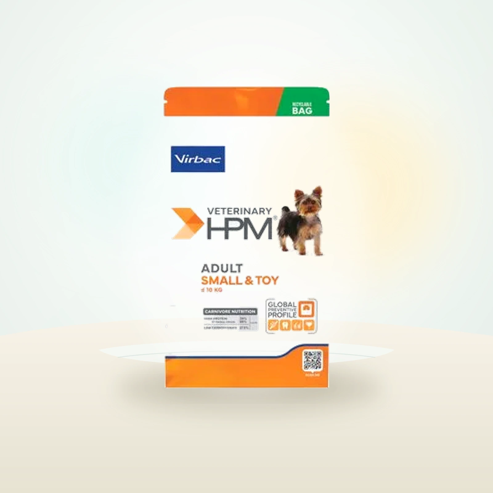 Virbac Veterinary HPM Adult Dog Small & Legetøj