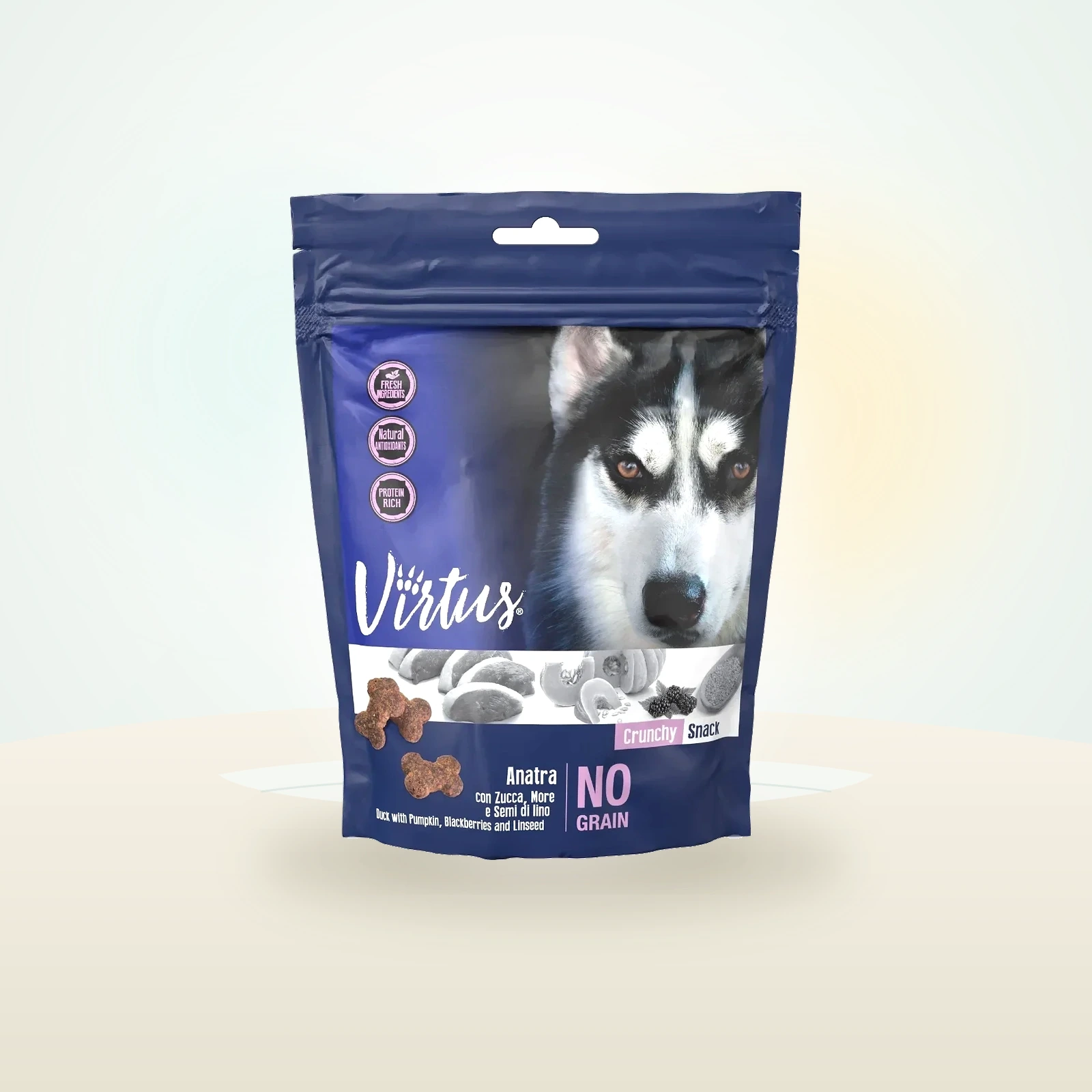 Virtus Dog Crunchy Snack con Anatra